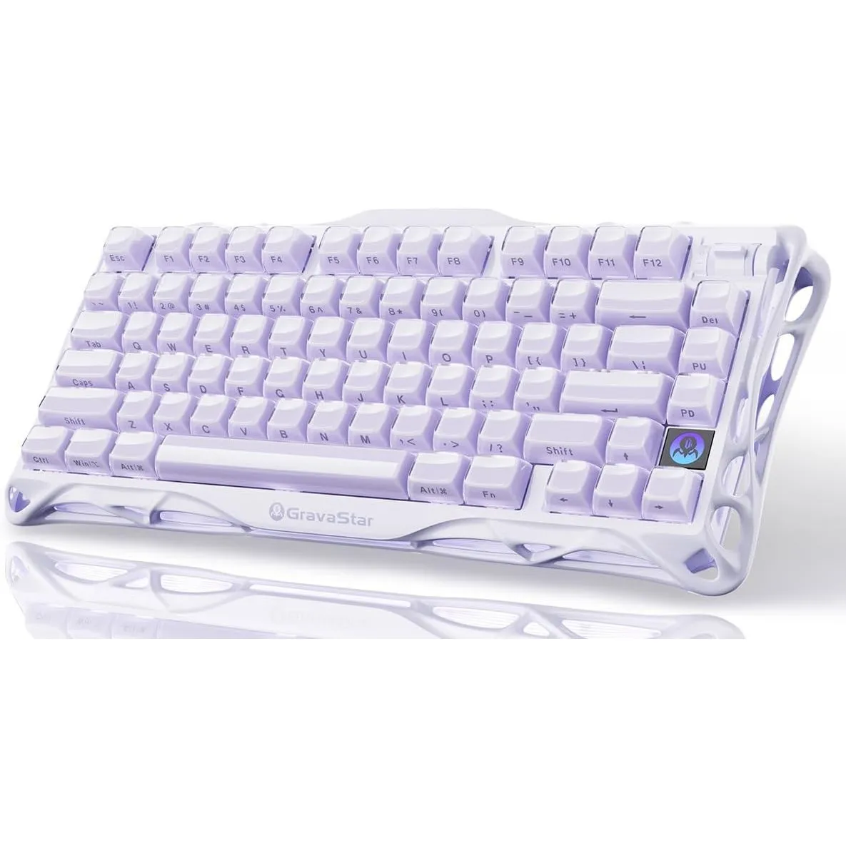 GravaStar Mercury K1 Mechanische Tastatur mit Aluminiumrahmen, 75% Wireless Gaming Tastatur Hot Swap Custom Keyboard mi…
