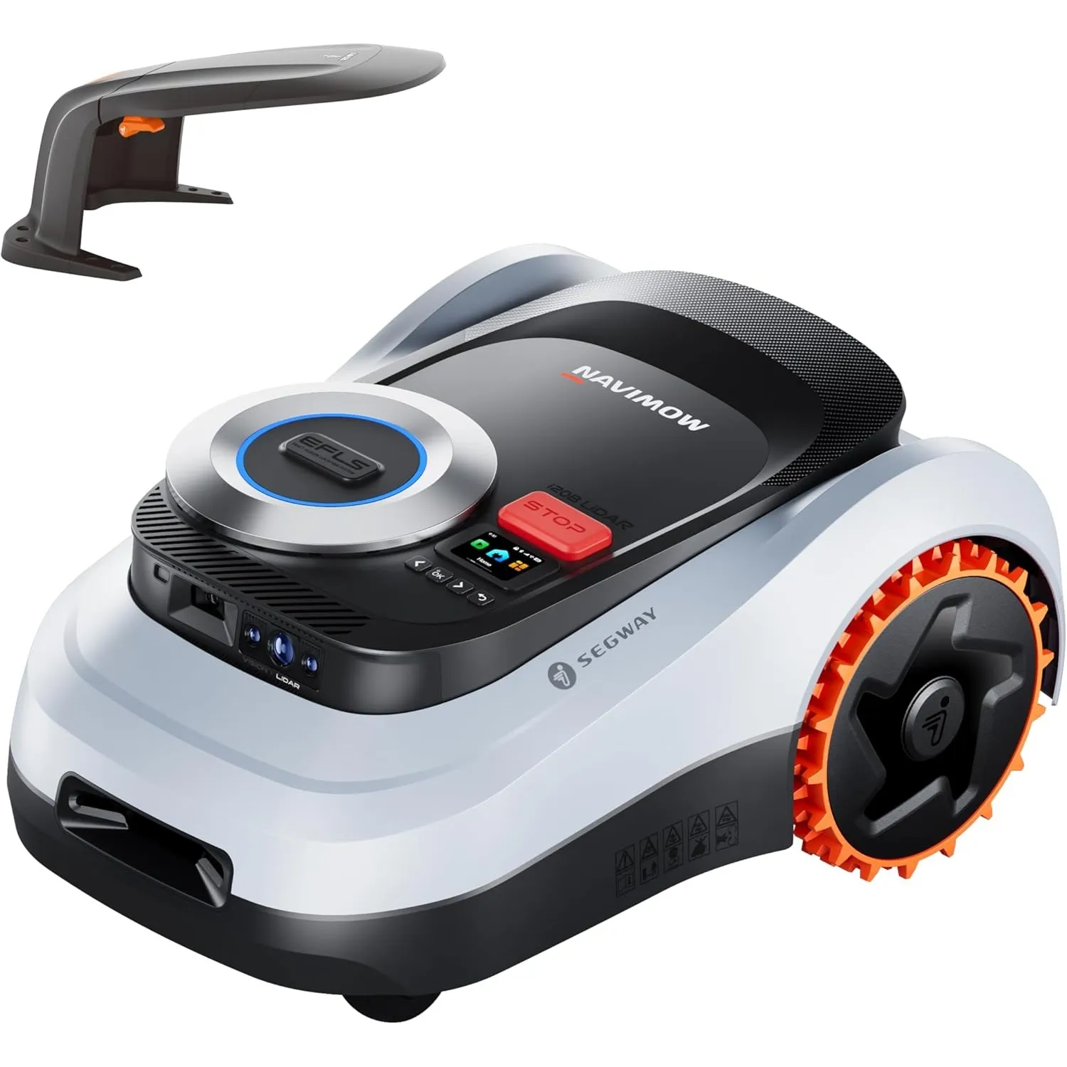 Segway Navimow i208 LiDAR Mähroboter ohne Begrenzungskabel mit Garage M für 800 m², bis 45% Steigung, Solid-State LiDAR…