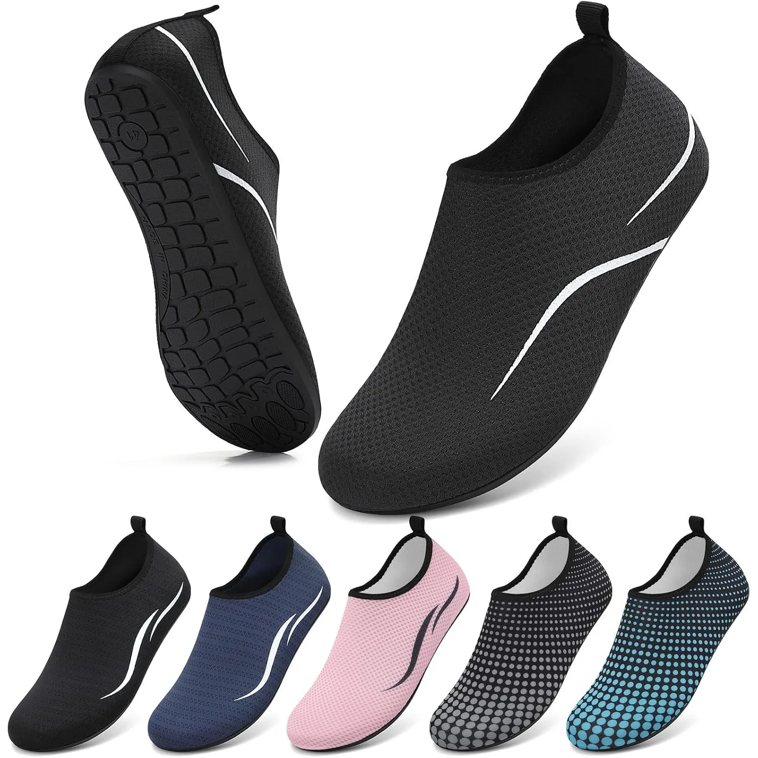 Wasserschuhe Herren Badeschuhe Damen Strandschuhe Schwimmschuhe Aquaschuhe