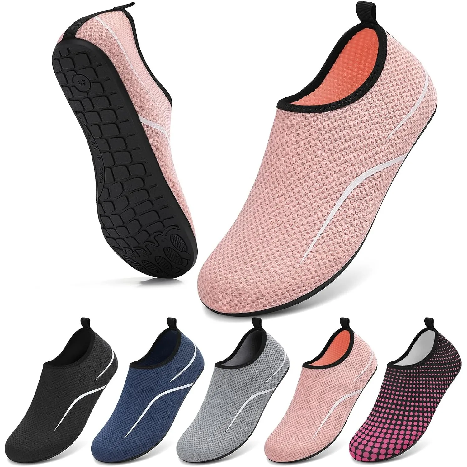 Wasserschuhe Herren Badeschuhe Damen Strandschuhe Schwimmschuhe Aquaschuhe | Breathable Schnelltrockend Schuhe urlaub m…