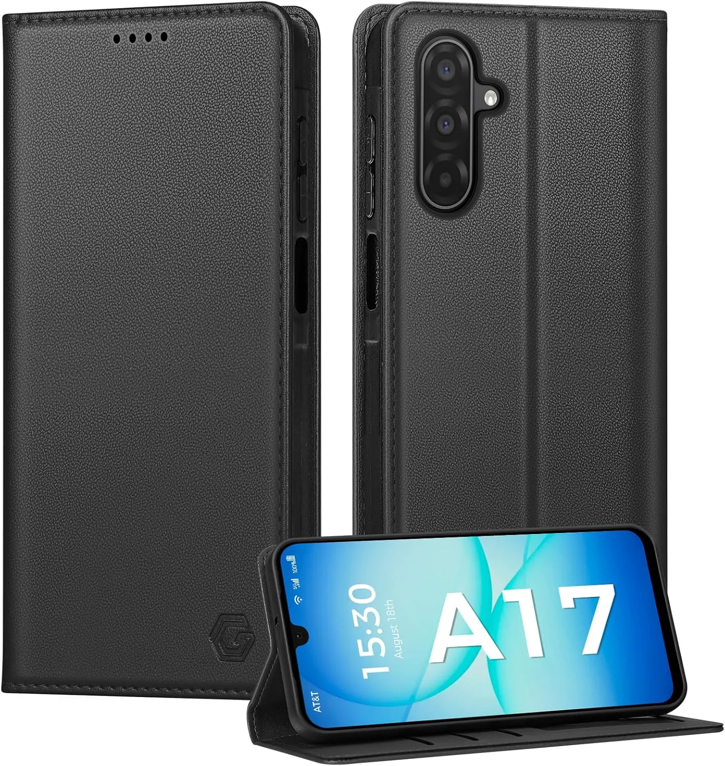 Mobile Phone Case for Samsung Galaxy A17 5G/4G Case, Card Slot, Premium PU Leather Flip Case, Protective Case, Stand Fu…