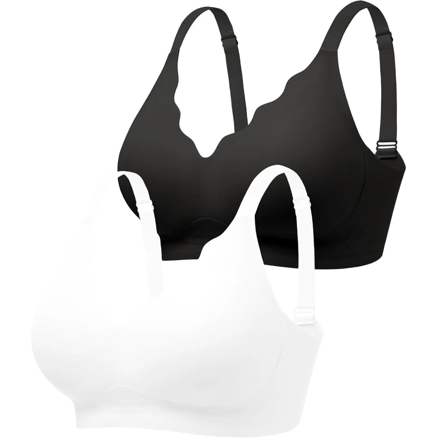 BH für Damen ohne Bügel mit Weicher Unterstützung, Bequeme Nahtlose Bralettes Gepolstert, Bügelloses Bustier Komfort BHS