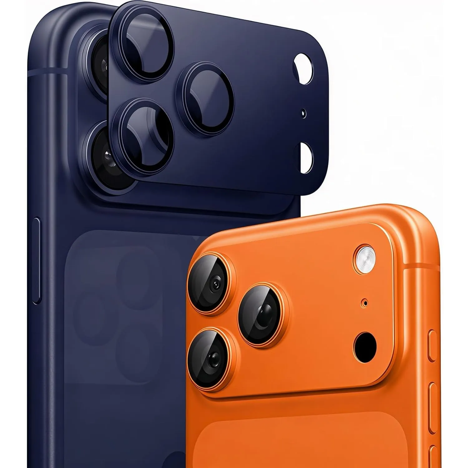 TORRAS für iPhone 17 Pro Max Kameraschutz 9H+ Härte HD- Klare, Blau