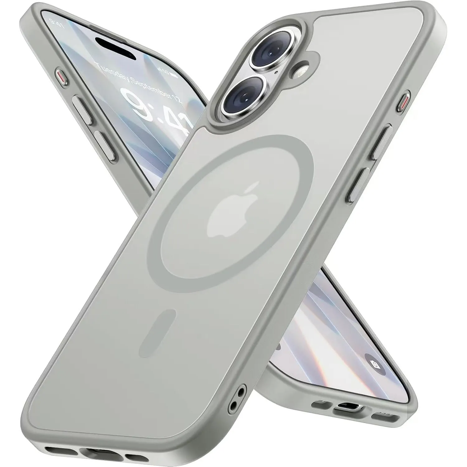 Miracase für iPhone 17 Hülle für Magsafe [TOP Militärschutz & Magnetkraft] Stoßfest Kratzfest mit Samtiger Haptik Extre…