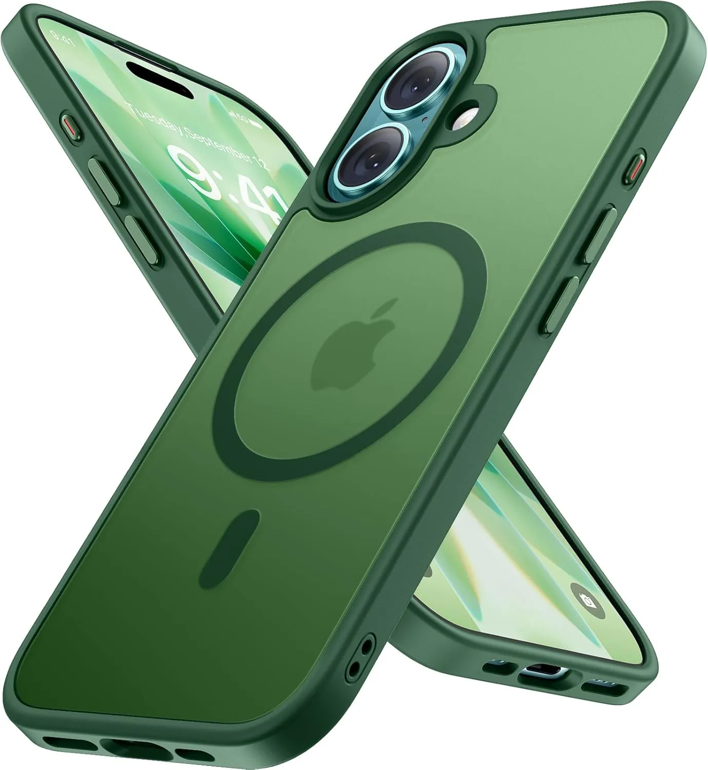 Miracase für iPhone 17 Hülle für Magsafe [TOP Militärschutz & Magnetkraft] Stoßfest Kratzfest mit Samtiger Haptik Extre…