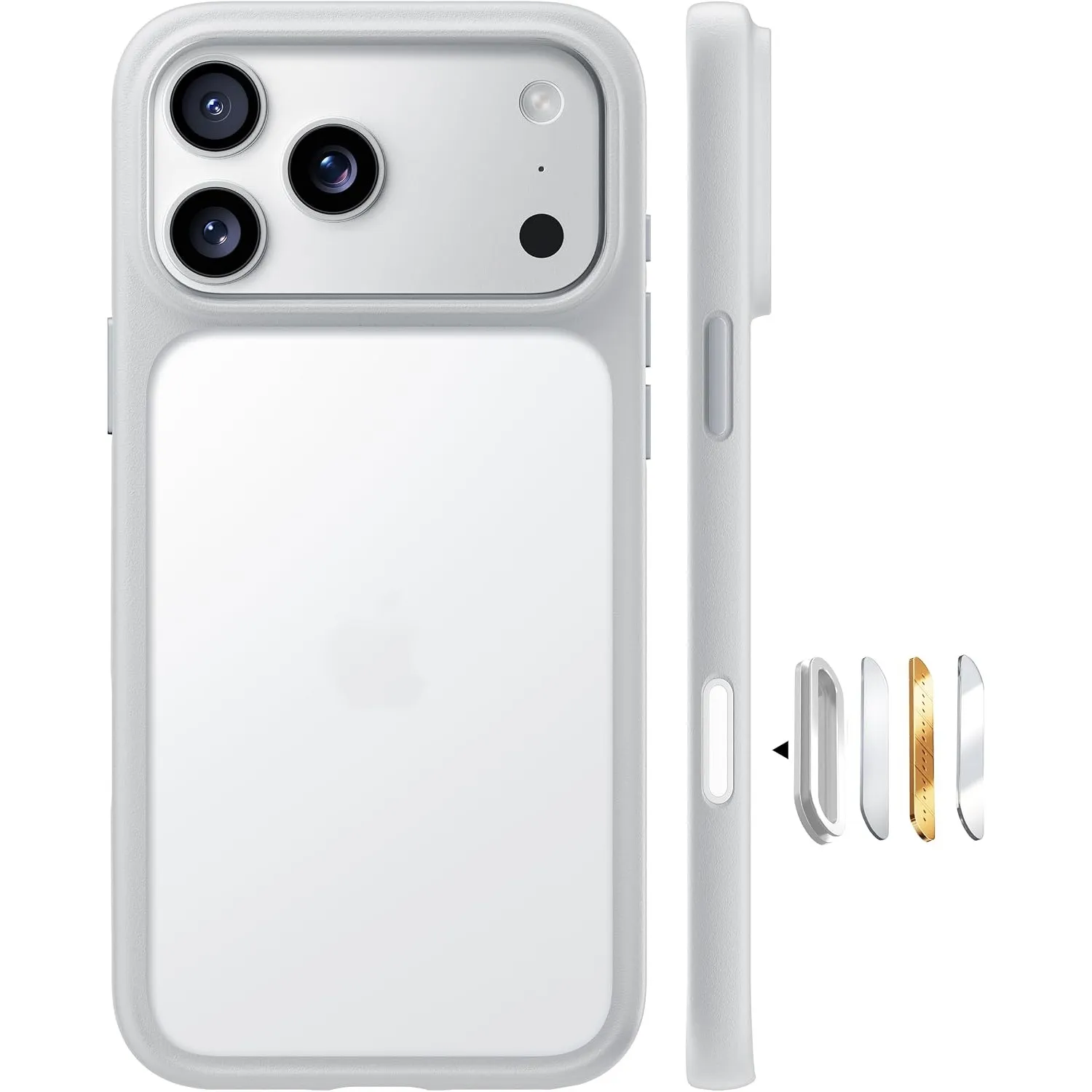 TORRAS Guardian für iPhone 17 Pro Max Hülle TOP Militärschutz, Silbergrau