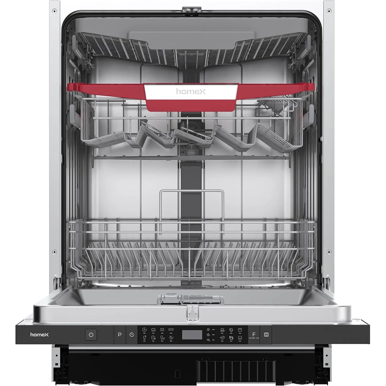 homeX DWFI601444C Geschirrspüler 60 cm Spülmaschine vollintegrierbar EEK C