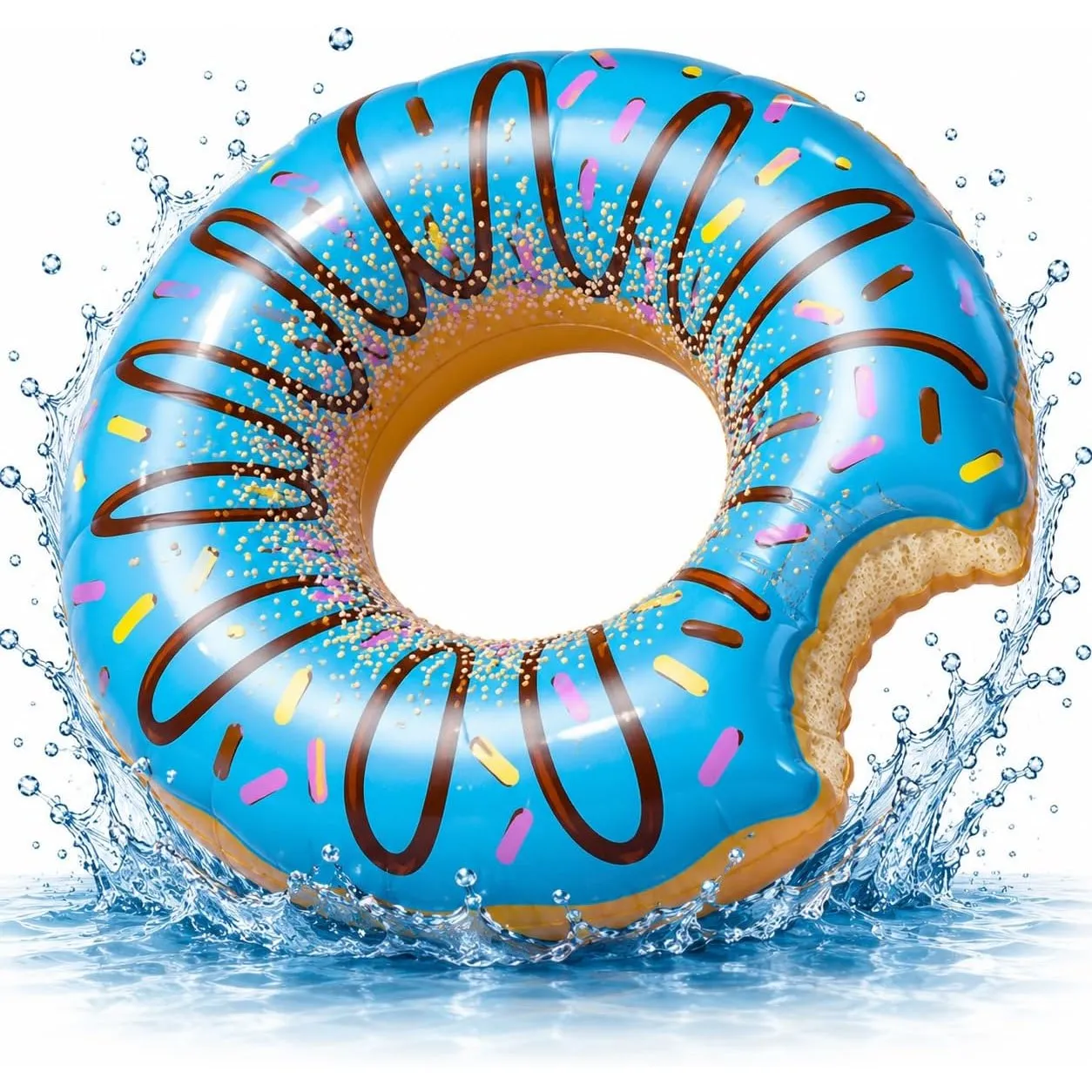 Aufblasbarer Schwimmring - Luftmatratze, Schwimmreifen Pool & Wasser, für Erwachsene & Kinder (Farbauswahl)