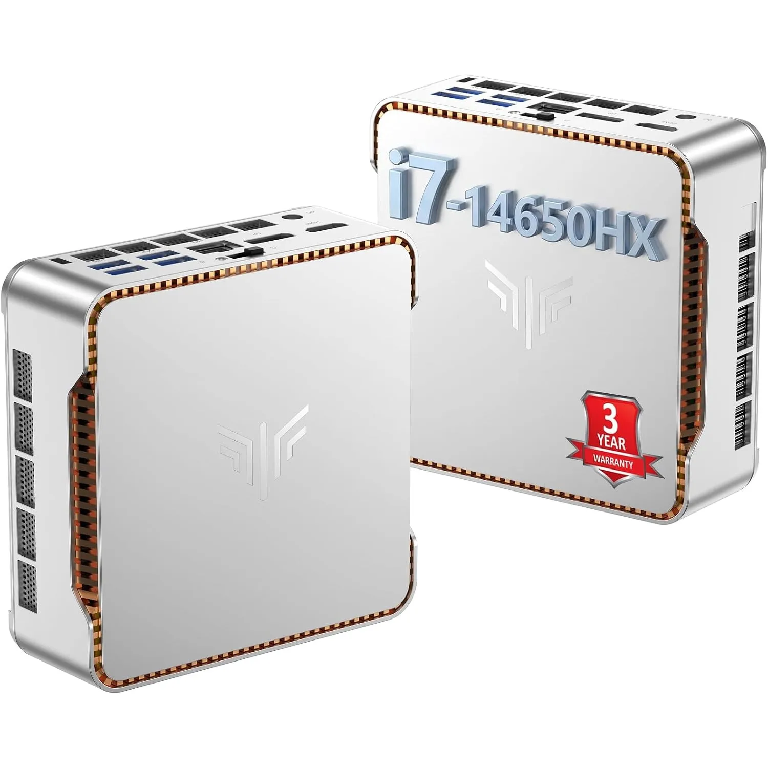 NiPoGi H2 Mini PC Ιntel Core i7-14650HX, 16C/ 24T, 32 GB DDR4 1 TB M.2 SSD