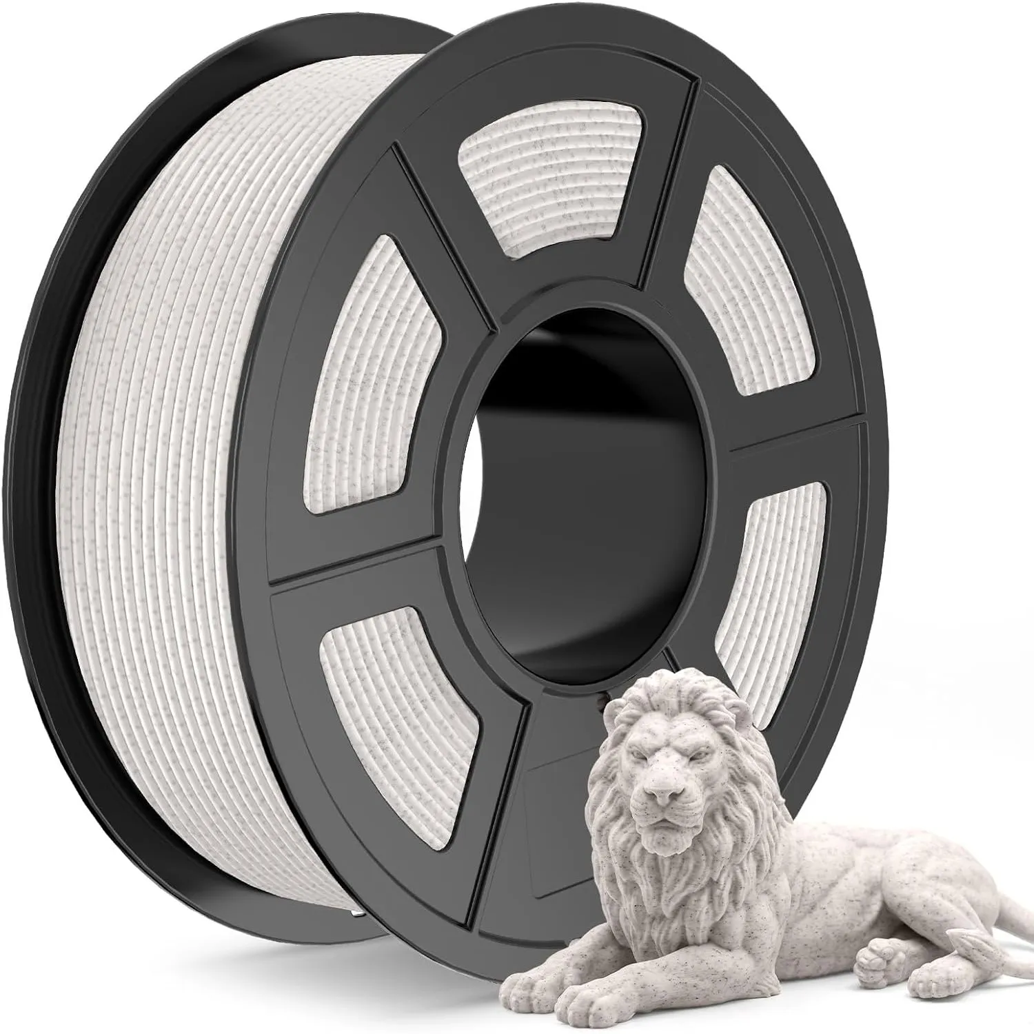 JAYO PLA Marmor Filament 1.75mm, High Speed 3D Filament Marmor Braun | für 50-600 mm/s Hochgeschwindigkeitsdruck, Echte…
