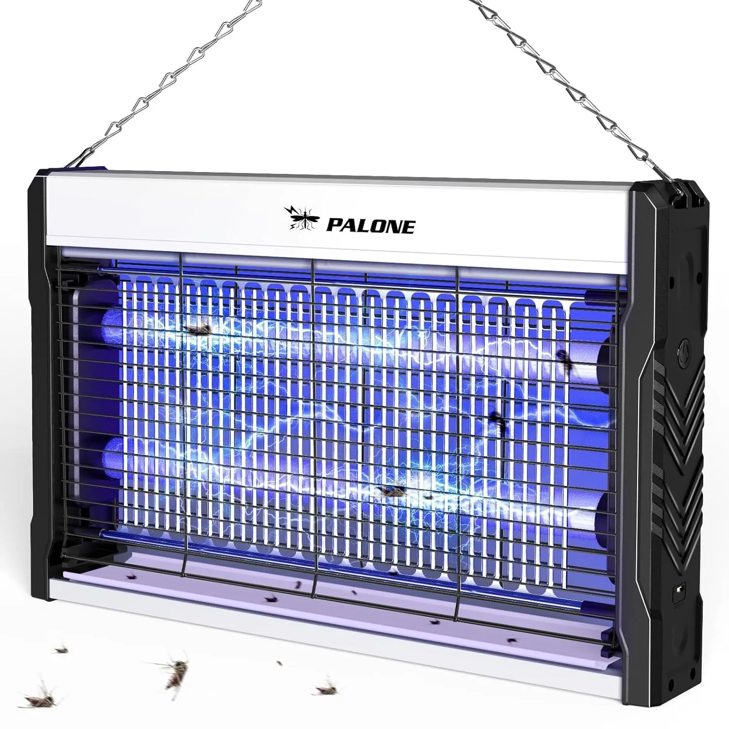 PALONE 3200V Insektenvernichter Elektrischer, 2 LED-UV-Licht Mückenfalle & Fliegenfalle USB Bug Zapper für Innen Garten…