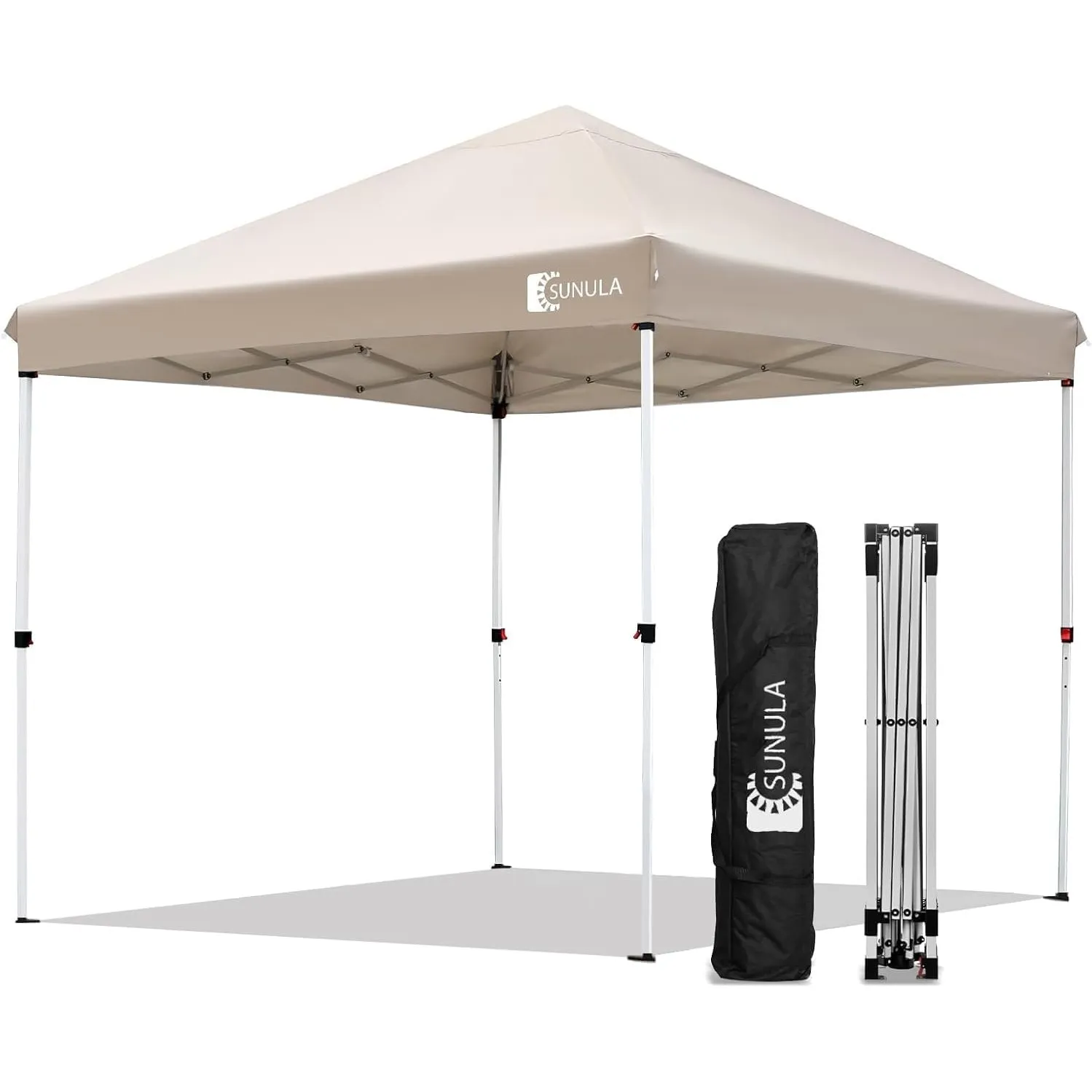 Sunula Pavillon 3x3 Wasserdicht Stabil Winterfest, Faltpavillon 3x3m mit Verdickten Röhren, Partyzelt Pavillion Klappba…