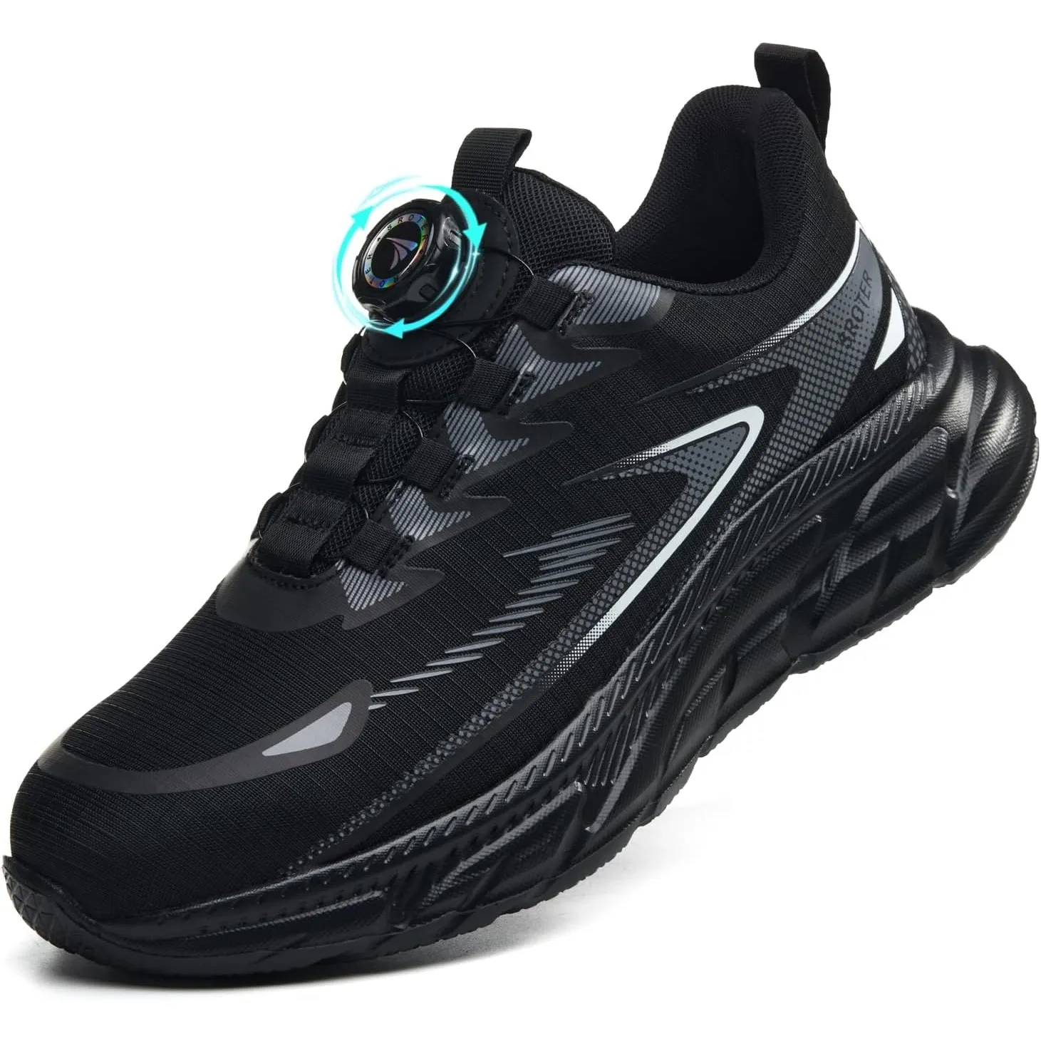Arbeitsschuhe Herren Damen Sicherheitsschuhe Leicht Stahlkappenschuhe Anti-Smashing Arbeitsschuhe Sportlich Safety Shoe…