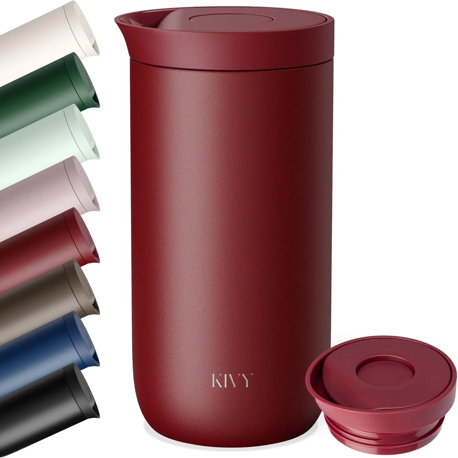 KIVY Thermobecher 500 ml - 6h Heiß | 24h Kalt - Spülmaschinenfest -BPA-Frei