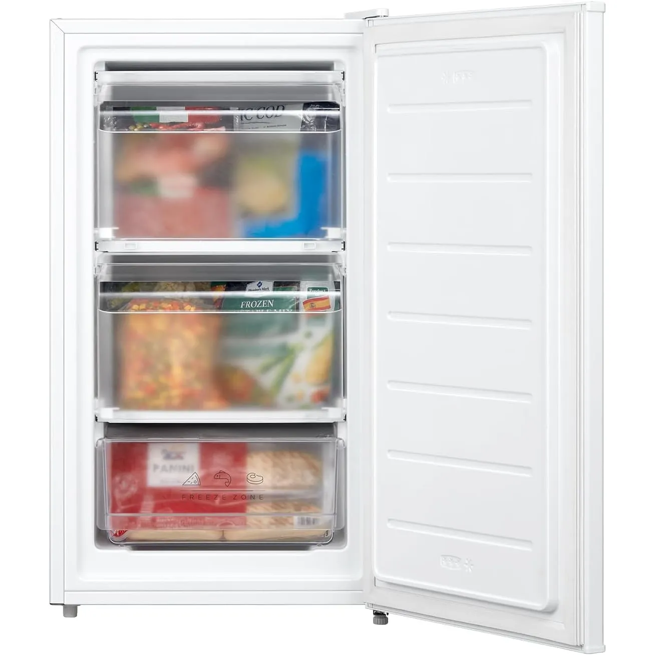 Comfee 60L Gefrierschrank, Mini Tiefkühlschrank, Freistehend