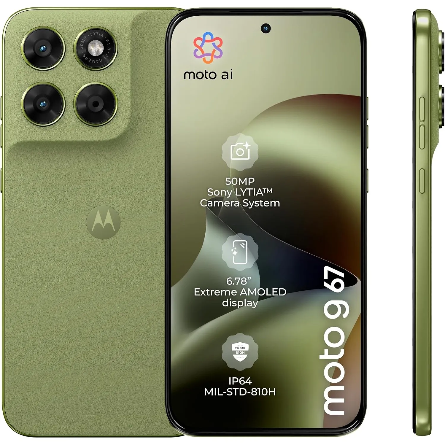 Motorola Moto g67 5G Smartphone 50-MP-Kamera 4-256 GB Nile