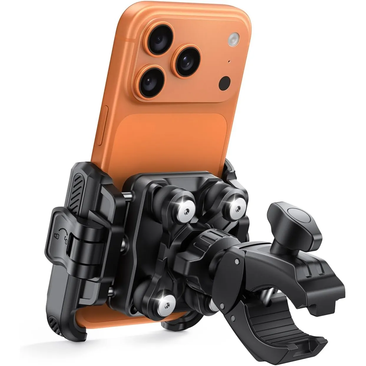 Lamicall Motorrad Handyhalterung Fahrrad Handyhalter Vibrationsgedämpft