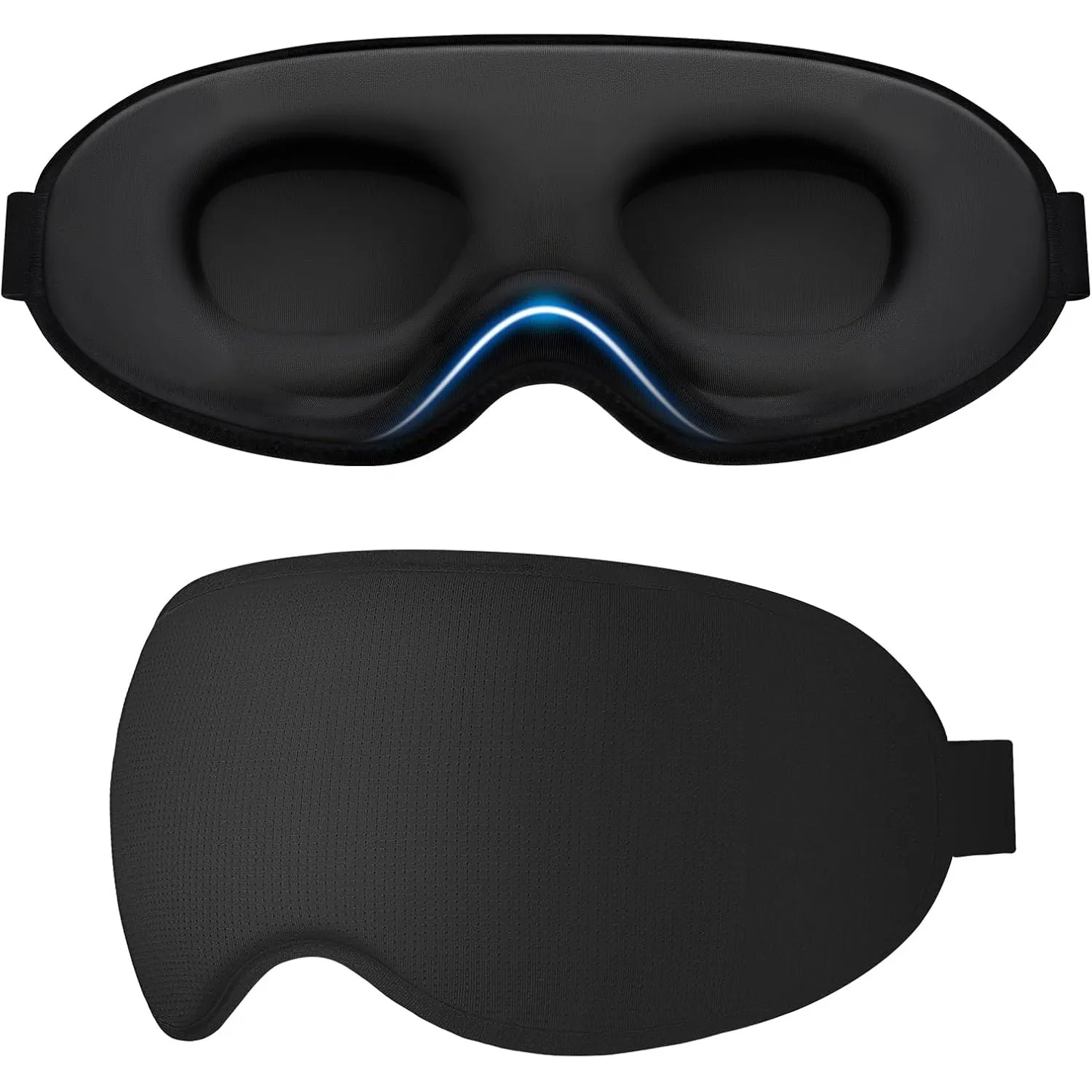 Gritin Schlafmaske für Seitenschläfer Damen & Herren 3D Bequem Schlafbrille