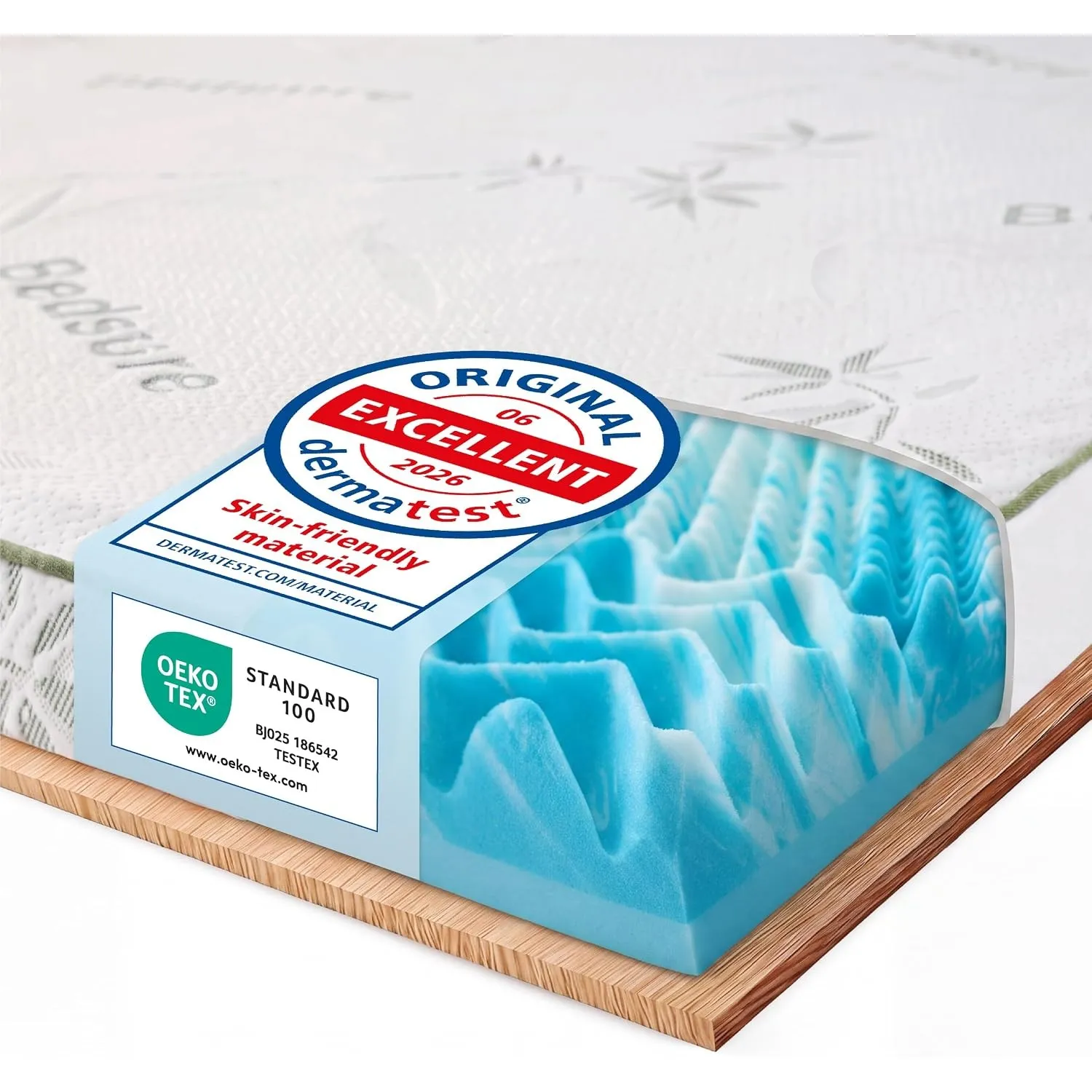 BEDSURE Topper 160x200cm H2/H3 Matratzentopper -Zertifiziert IN Deutschland