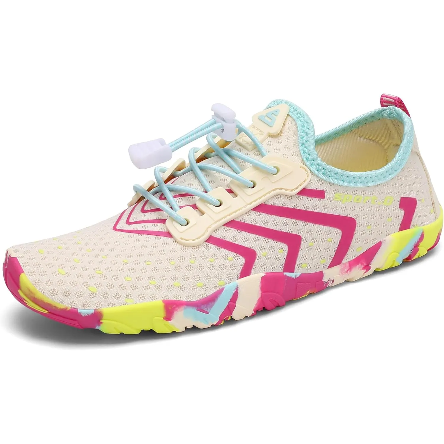 SAGUARO Badeschuhe für Herren Damen - 7/9 Drainagelöcher Schnelltrocknende rutschfest, Gr 35-48