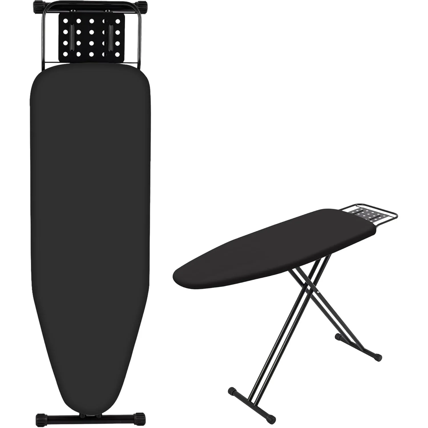 Klappbares Bügelbrett, Ironing Board,Robustes Dampfbügelbrett mit Bügeleisenablage,mit rutschfesten Füßen, stabiles Ges…