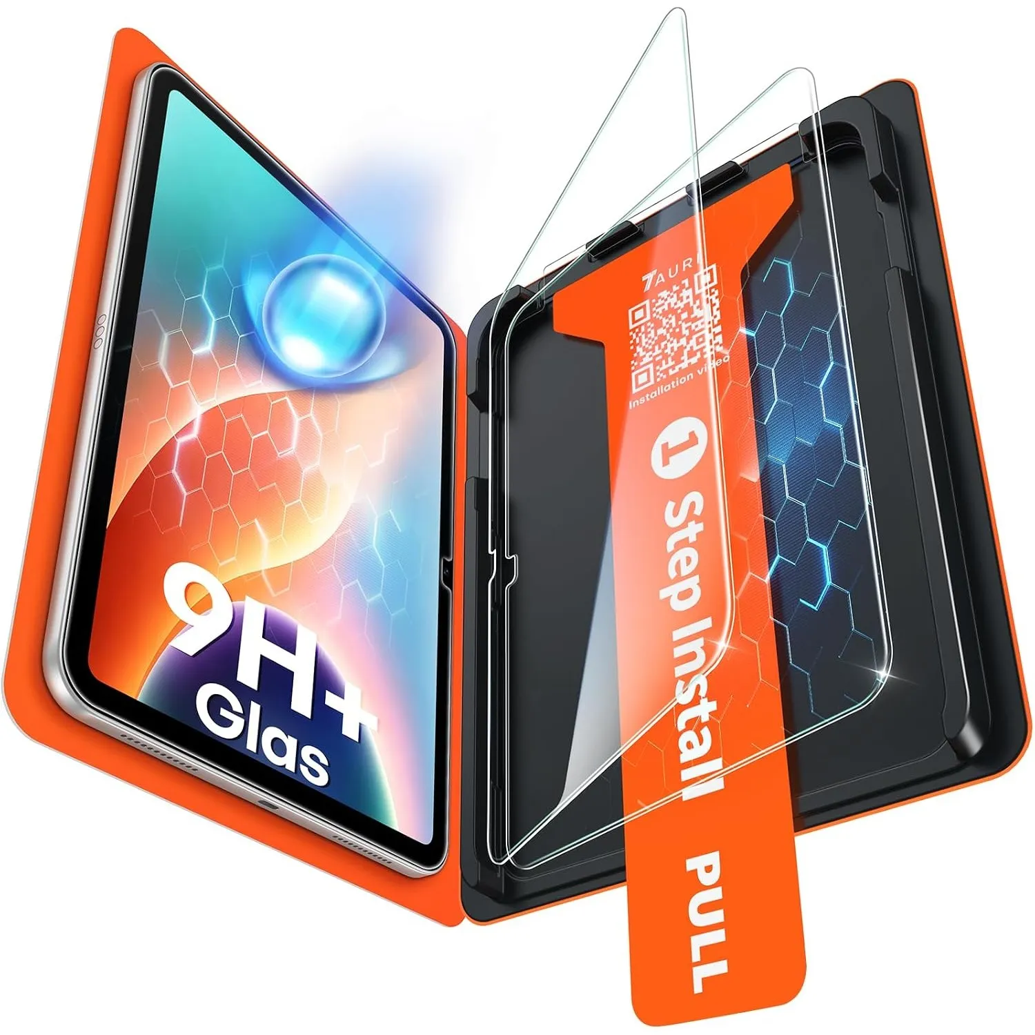 TAURI für iPad A16 11./10. Gen Panzerglas 11 Zoll - 2 Stück