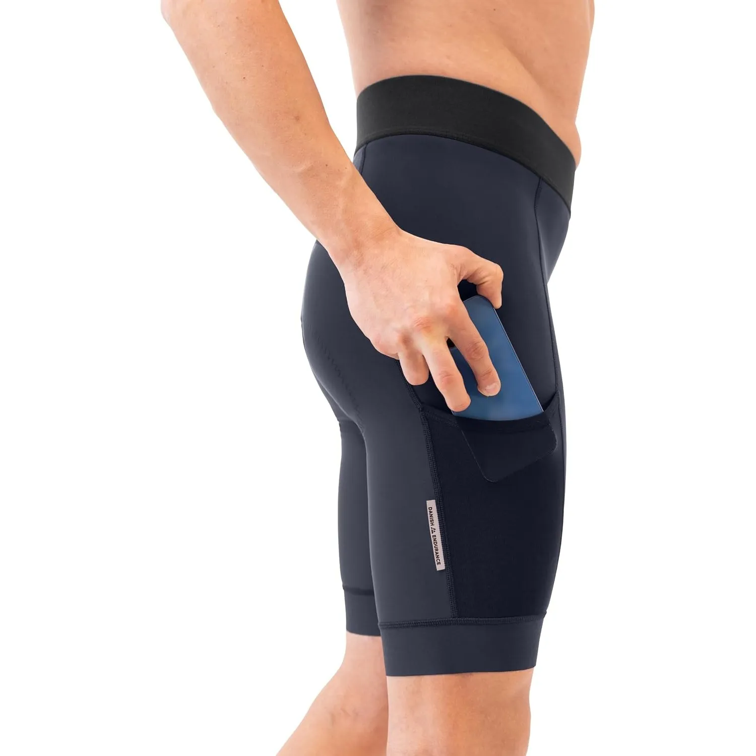DANISH ENDURANCE Kurze Radlerhose Herren, Fahrradhose Herren Gepolstert, Schnelltrocknende MTB Shorts, 3D Pro Sitzpolst…