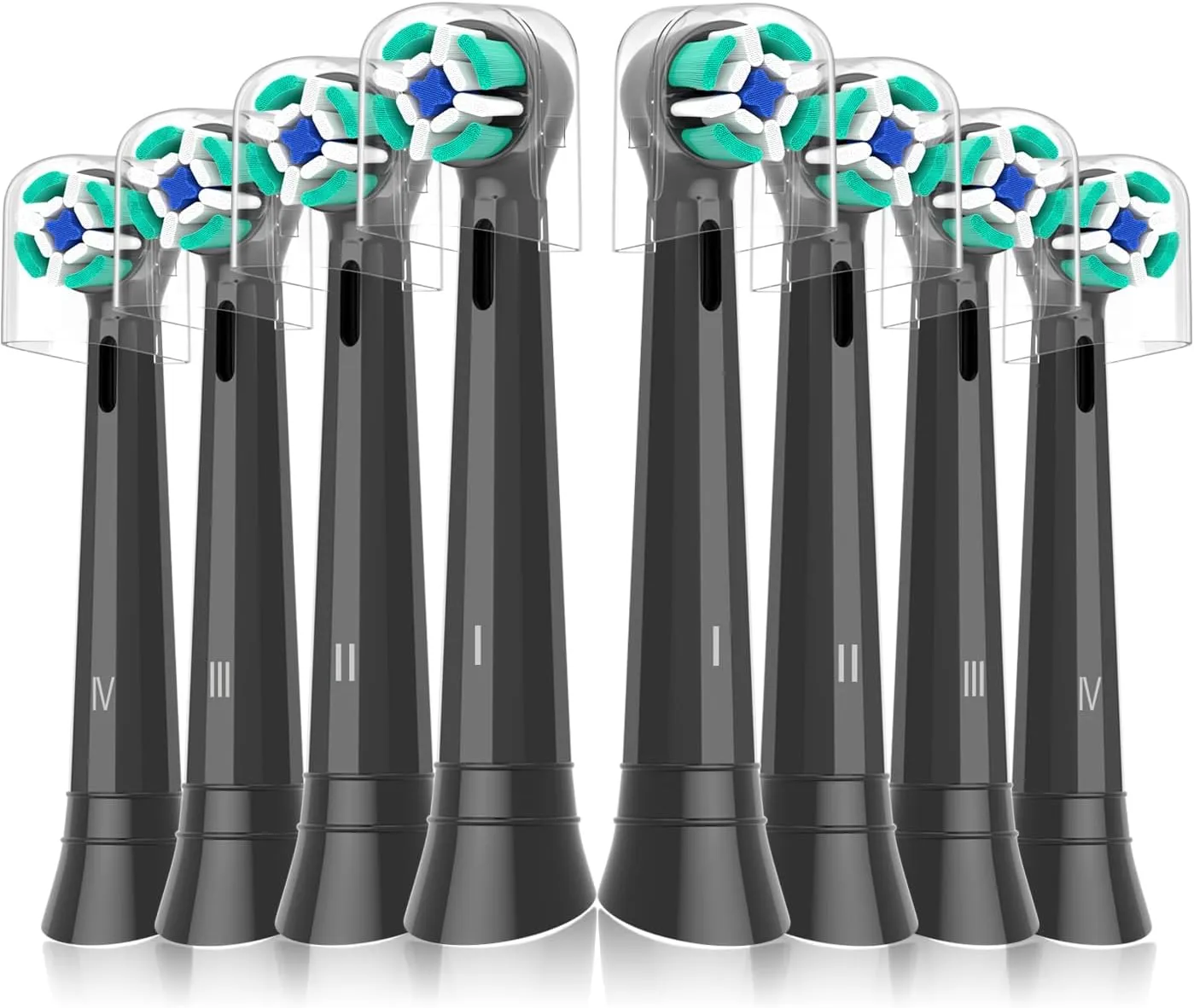8er IO Sanfte Reinigung Aufsteckbürsten Kompatibel mit Oral B iO Elektrischen Zahnbürstea, Sensitiv IO Zahnbürste Aufsä…