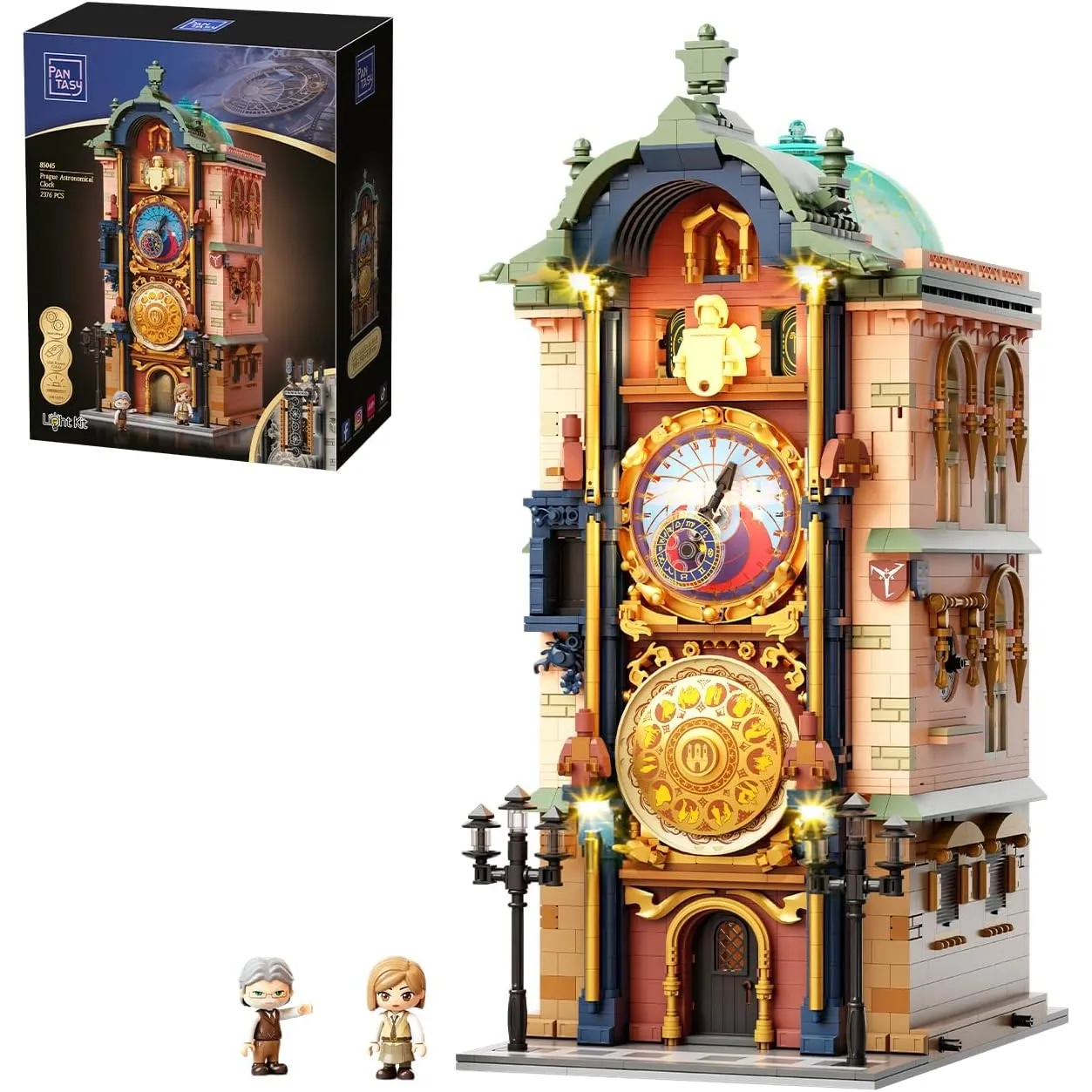 PANTASY Prager astronomische Uhr Klemmbausteine Set