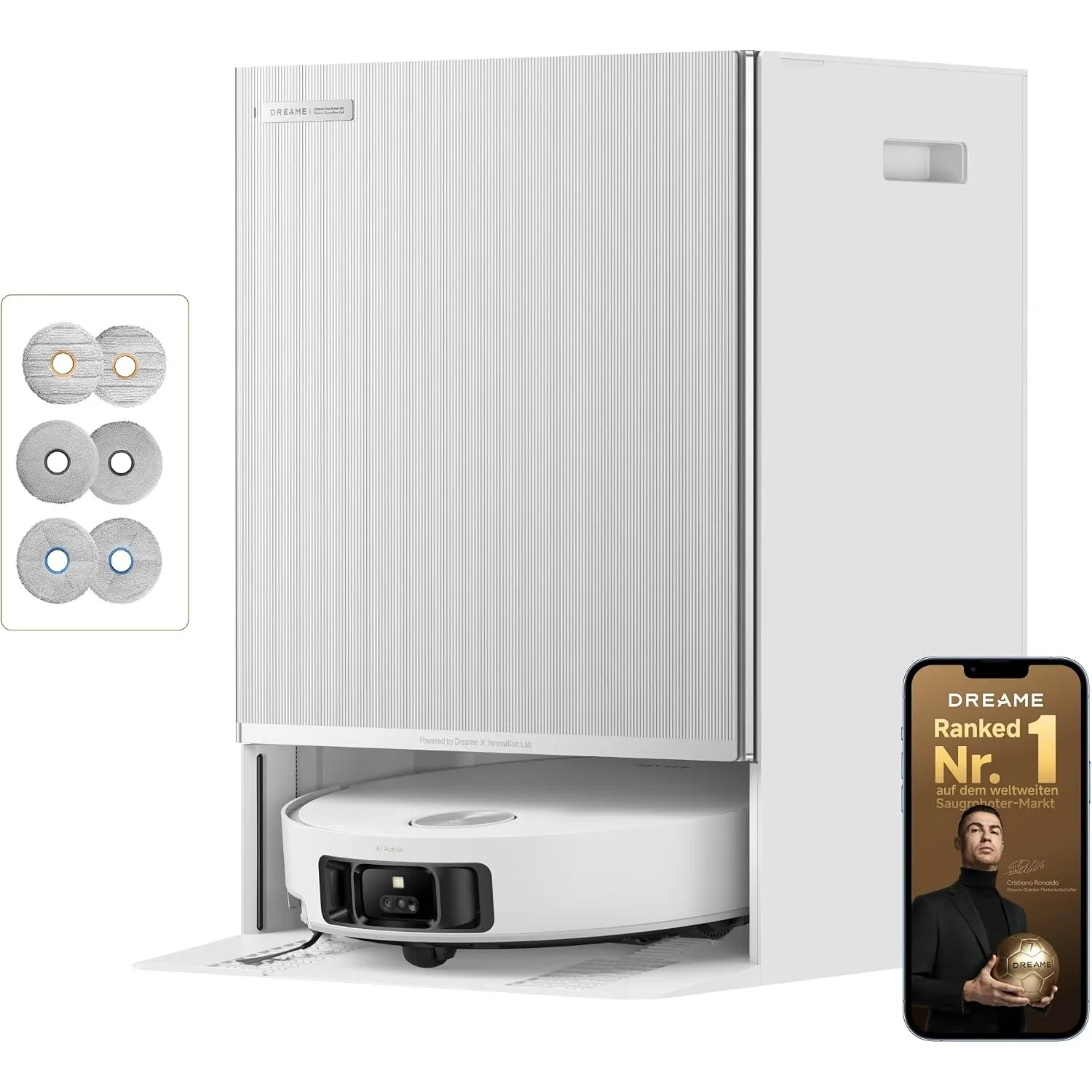 dreame Matrix10 Ultra Saugroboter mit Multi-Mop-Wechselstation