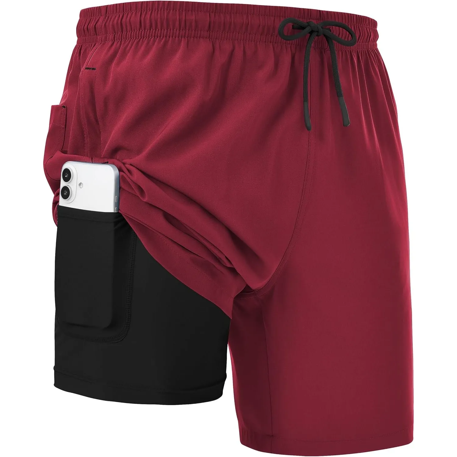Zoofly Badehosen für Herren Schwimmhose Herren Kompressionsfutter Badeshorts Männer Schnelltrocknend mit Taschen Sports…