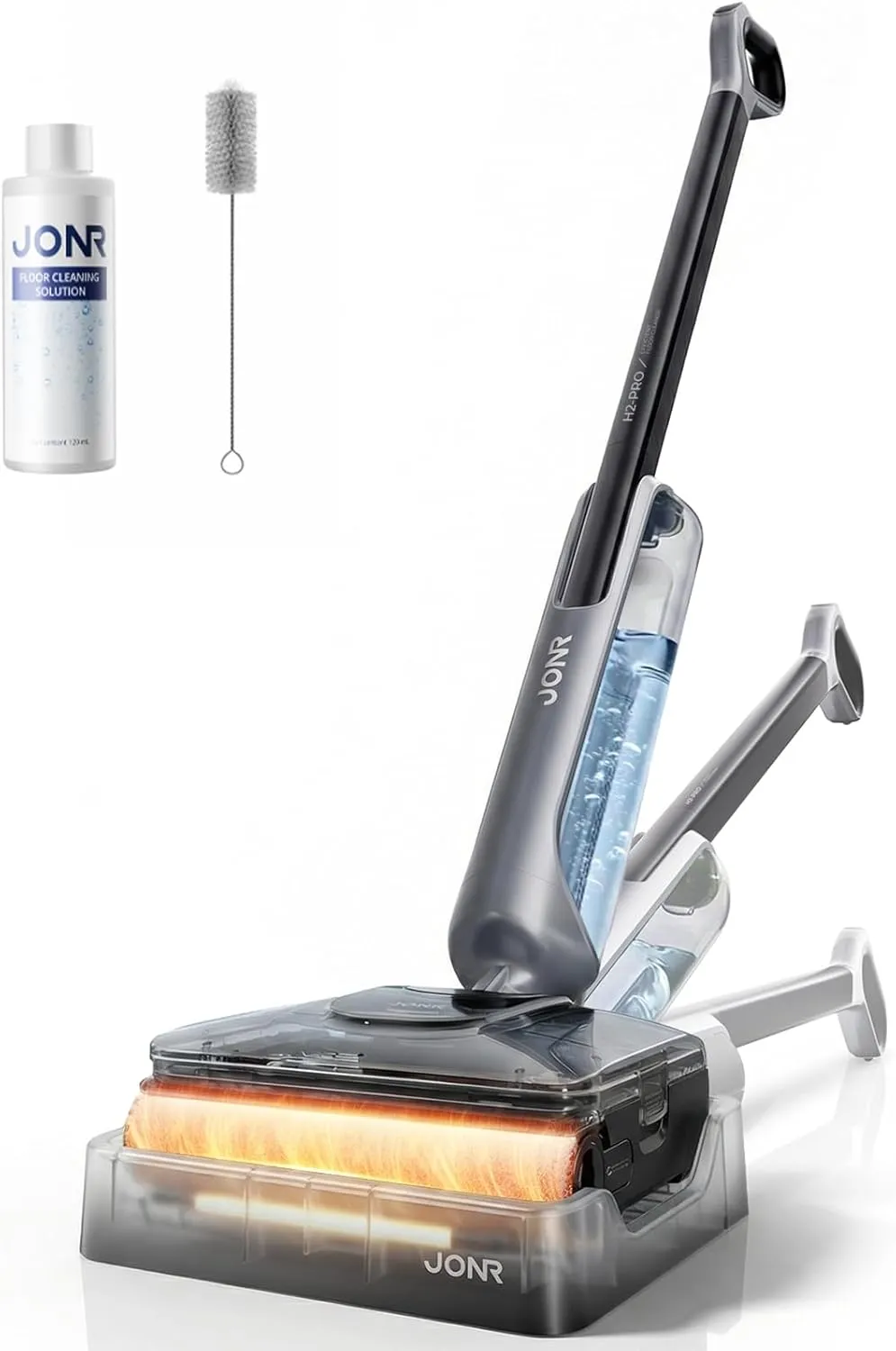JONR 20000 Pa H2 PRO Nass-Trockensauger, Innovatives Geruchsfreies Design, Heißwasser-Reinigung,1500ml Extra großer Was…