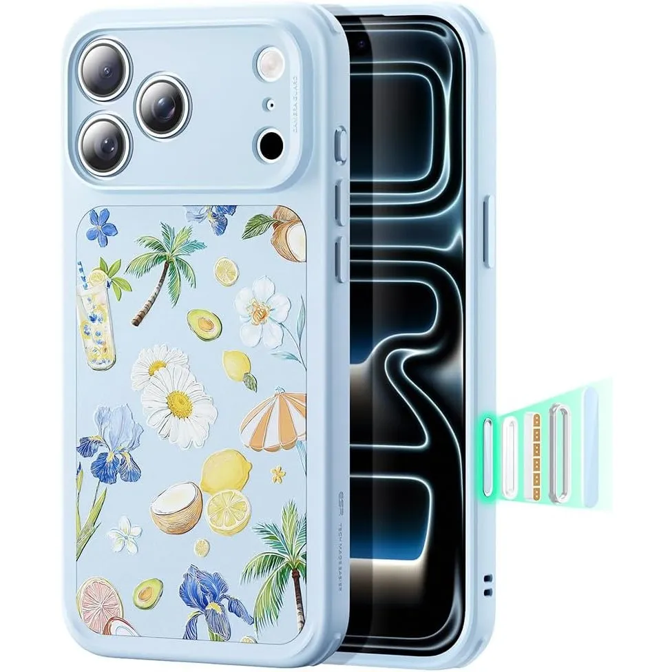ESR Tropisches Paradies für iPhone 17 Pro Hülle mit Kamerasteuerung Capture Button, kompatibel mit Magsafe, Handyhülle …