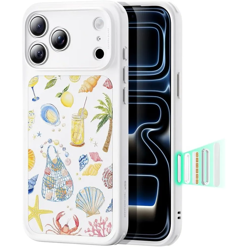 ESR Classic Hybrid für iPhone 18 Pro/17 Pro Hülle, Sandweiß