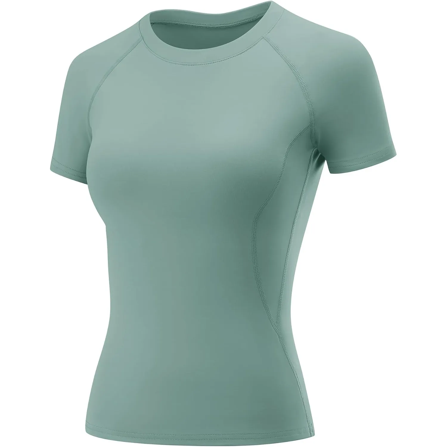 Rapbin Sportshirt Damen Kurzarm Funktionsshirt T Shirt Damen Gym Yoga