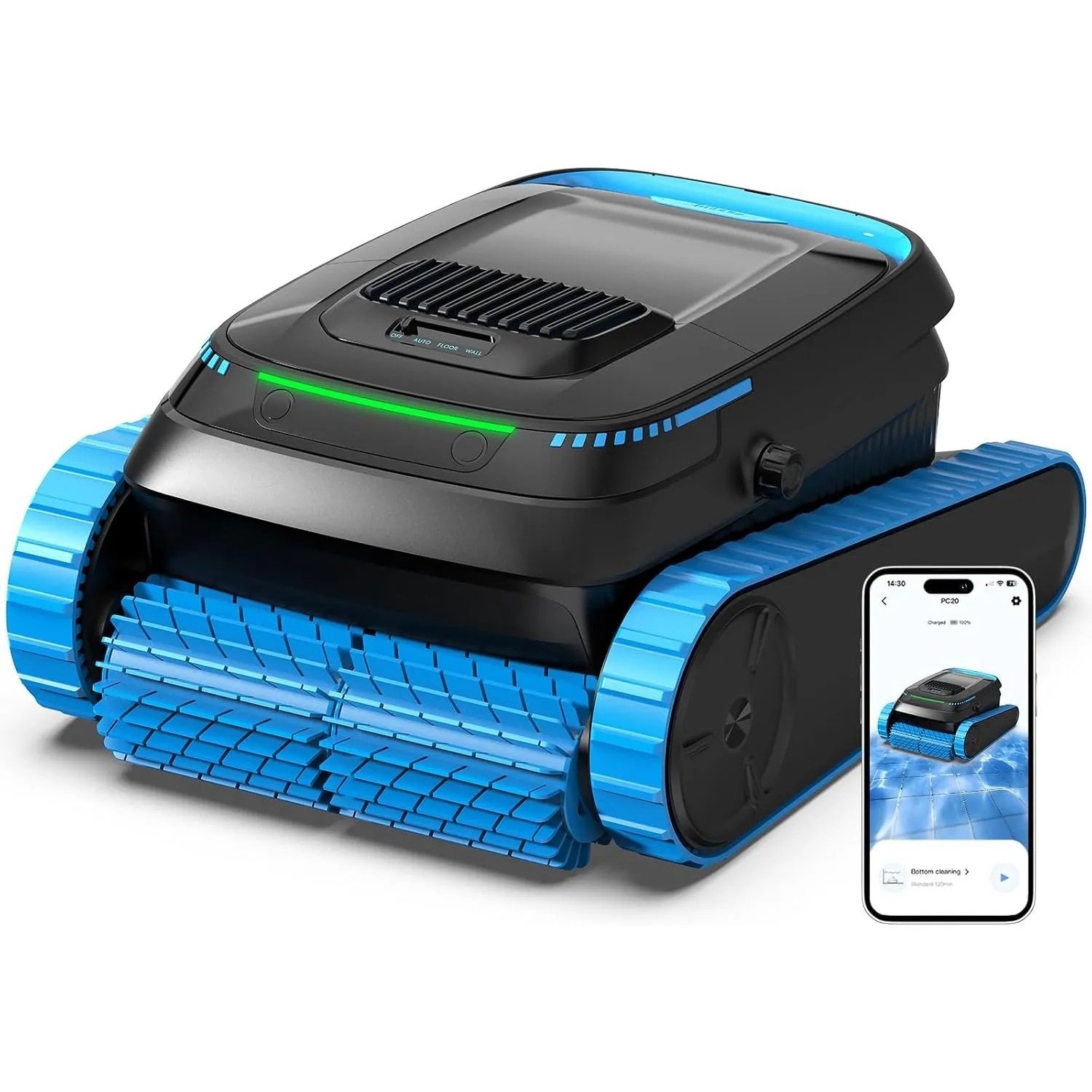 PC20 Poolroboter Boden und Wand, Wasserlinie, App-Steuerung