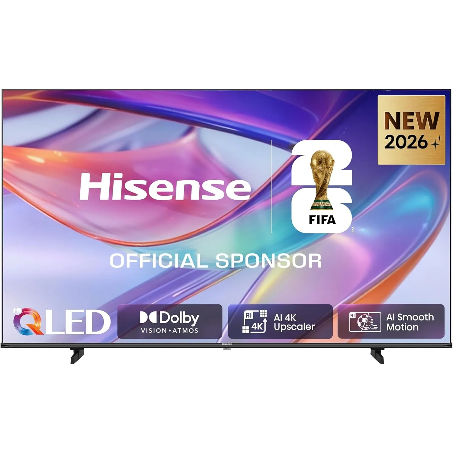 Hisense 58E7DS Fernseher 58 Zoll, 4K UHD QLED, Smart TV, Hi-View AI Engine, 60Hz Game Mode Plus, Dolby Vision IQ, HI-QL…