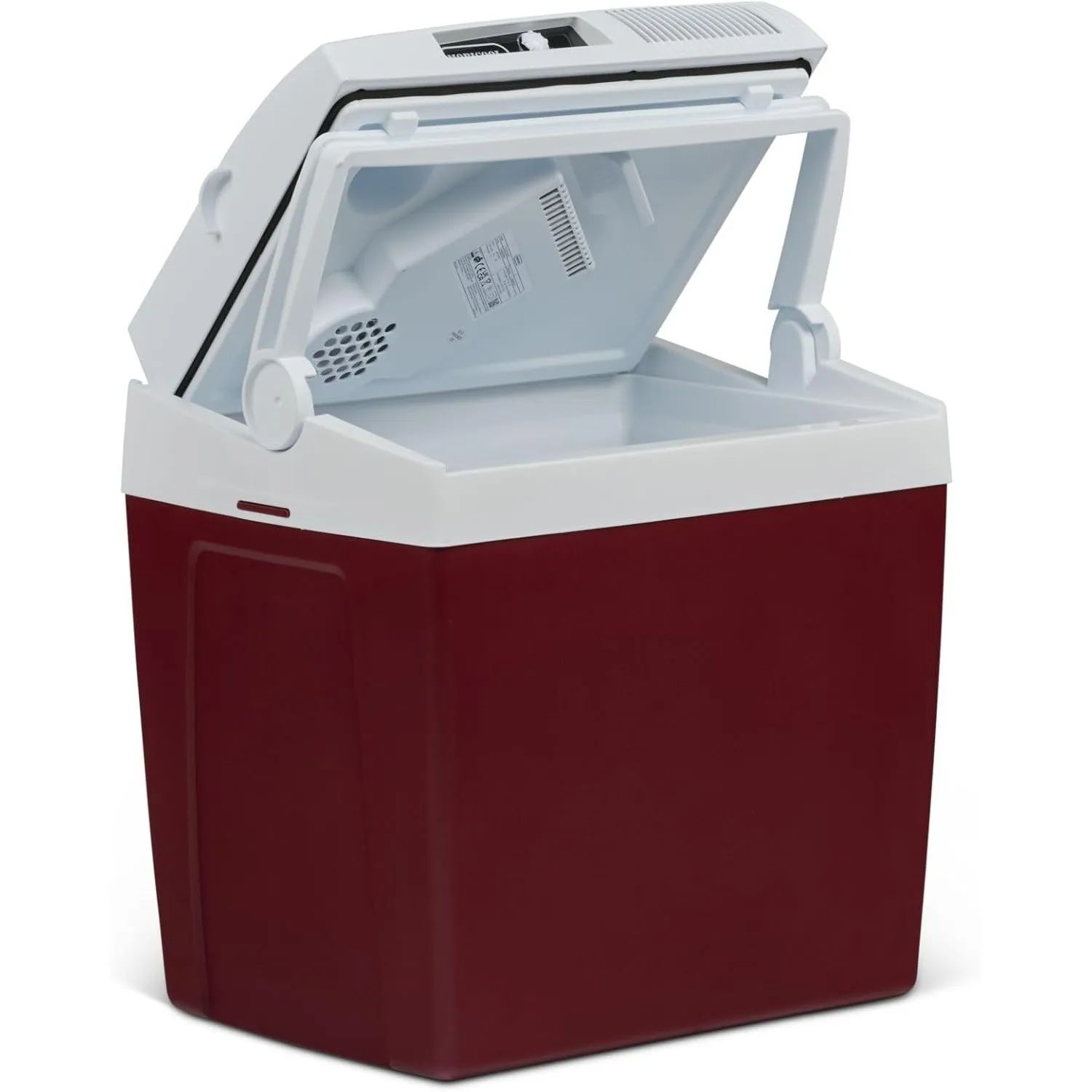 Mobicool ME24 elektrische Kühlbox, 12V und 230V, 23L, weinrot - Mini-Kühlschrank für Auto, Camping, Urlaub, Boot, Festi…
