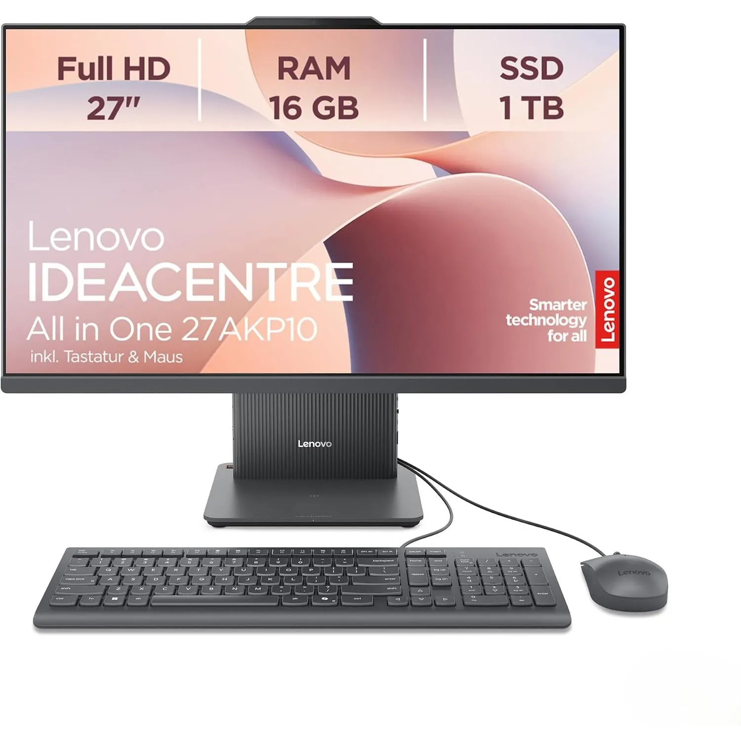 Lenovo IdeaCentre All-In-One | 27" FHD Display | Ryzen 7 250 |16GB | 1TB