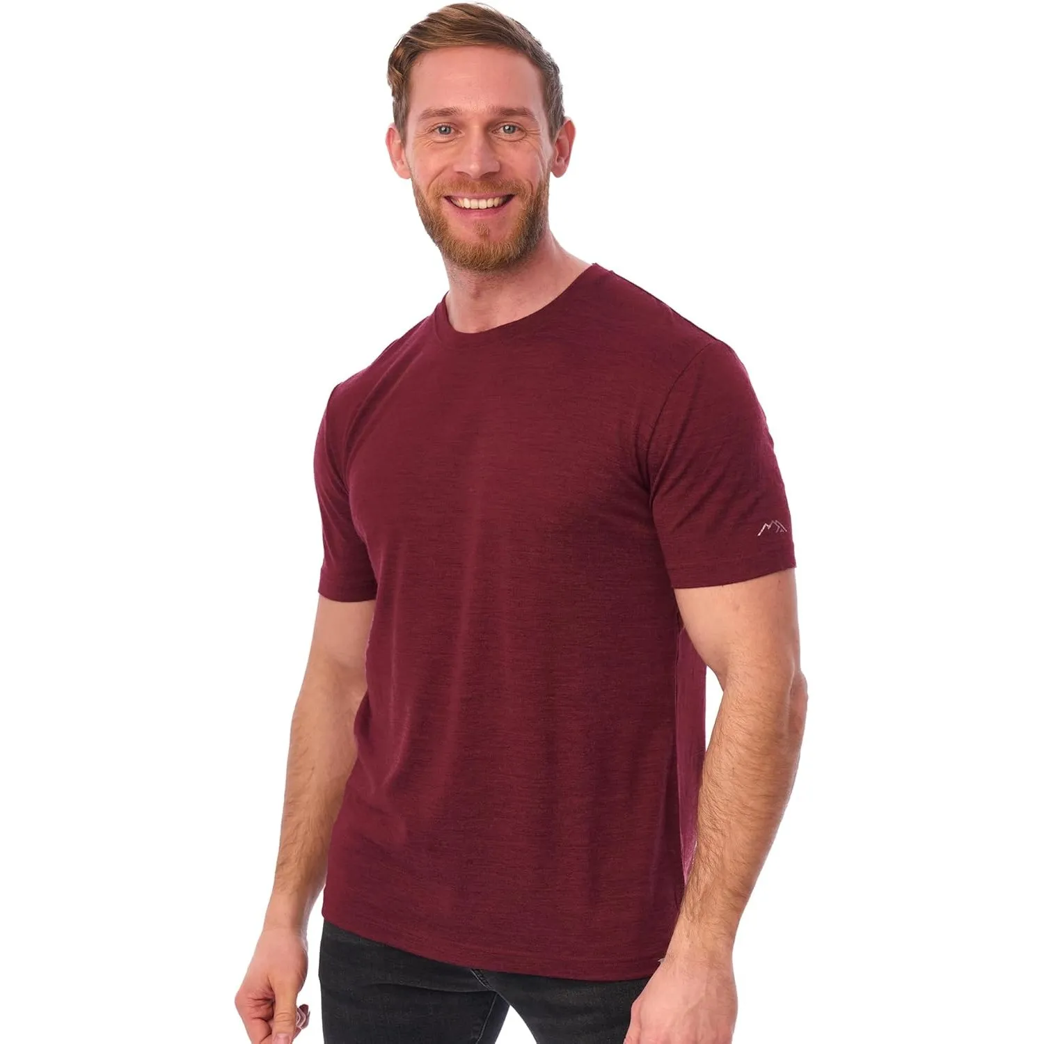 Merino.tech 100% Merino T-Shirt Herren Kurzarm Sport & Outdoor | Kratzfreies Shirt, geruchshemmend Baselayer, atmungsak…