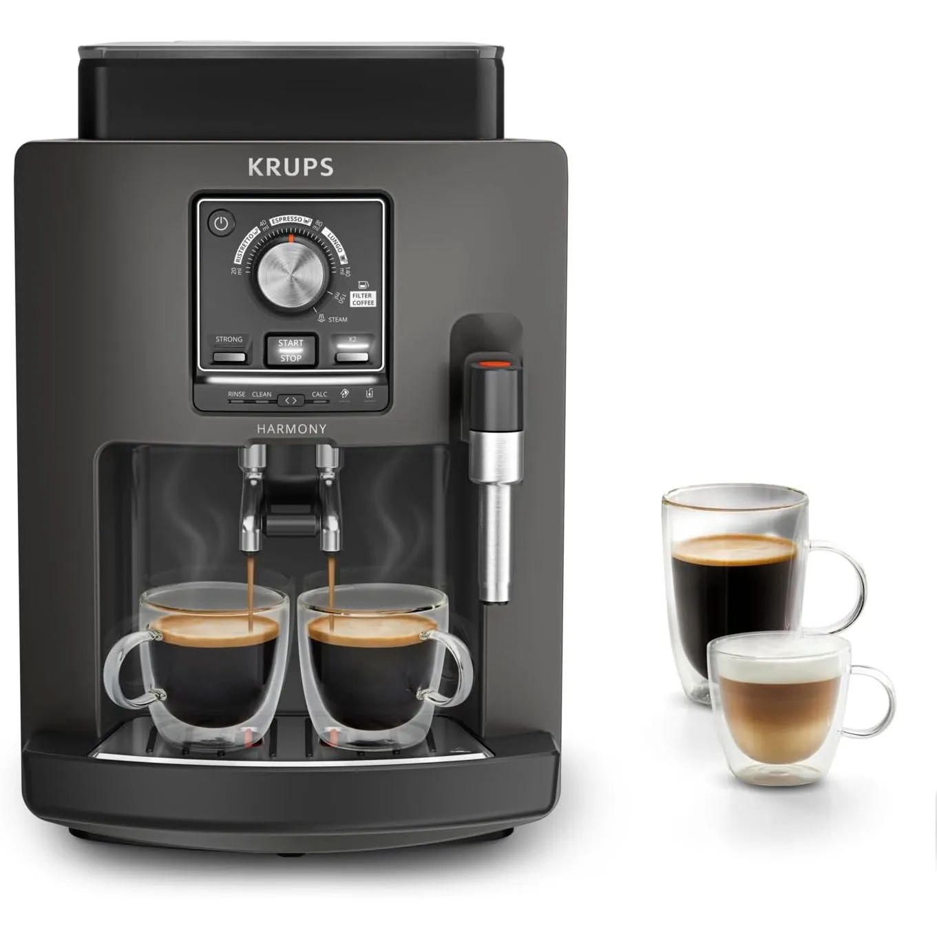 KRUPS Harmony Kaffeevollautomat mit Milchaufschäumdüse