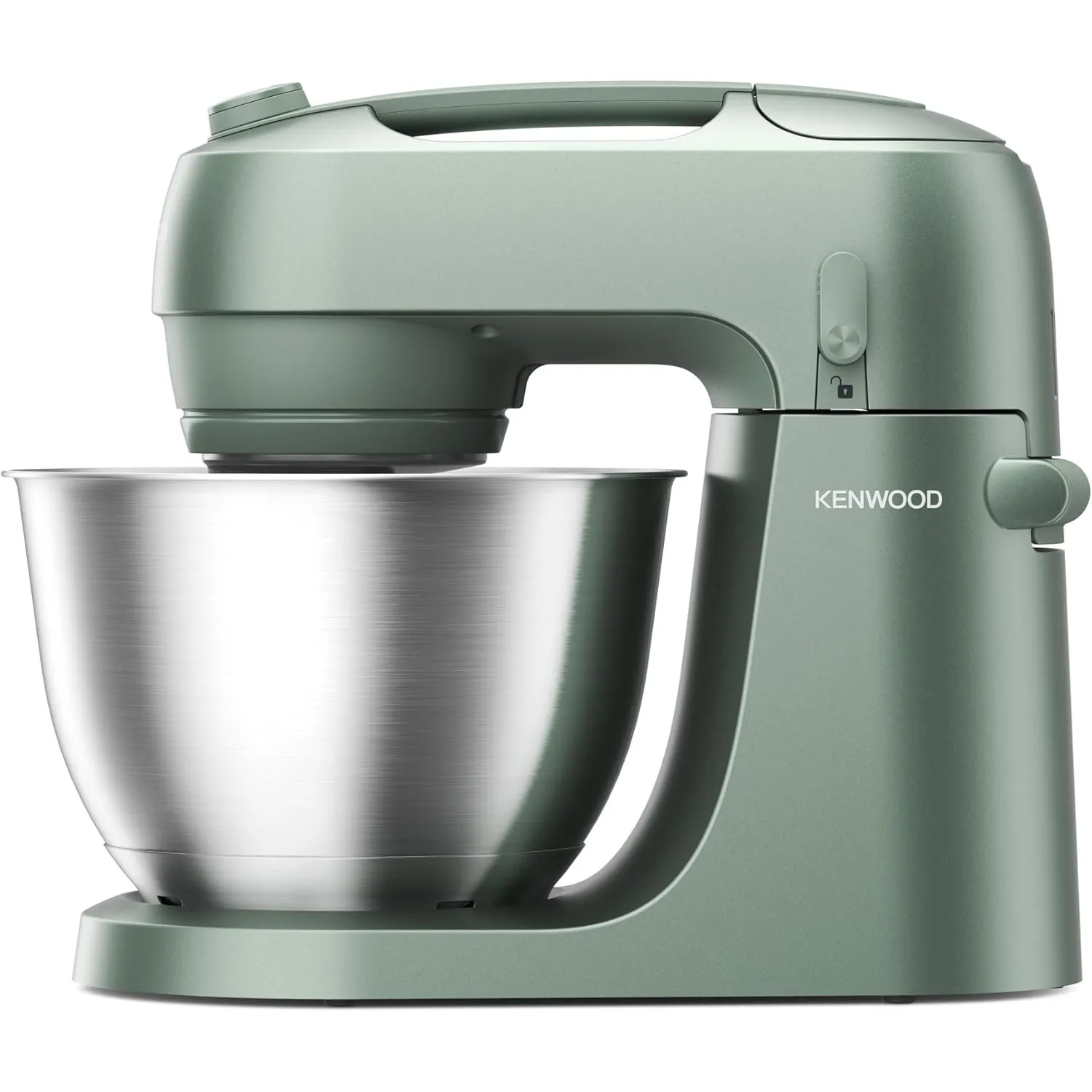 Kenwood Go – Kompakte Küchenmaschine zum Backen, platzsparendes Design mit 4L Schüssel, 3 höhenverstellbare Metall-Rühr…