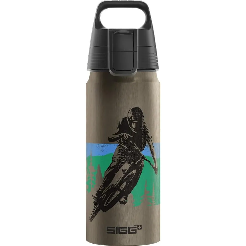 SIGG - Alu Trinkflasche Kinder - WMB ONE - Made in Switzerland - Für Kohlensäurehaltige Getränke Geeignet - Auslaufsich…