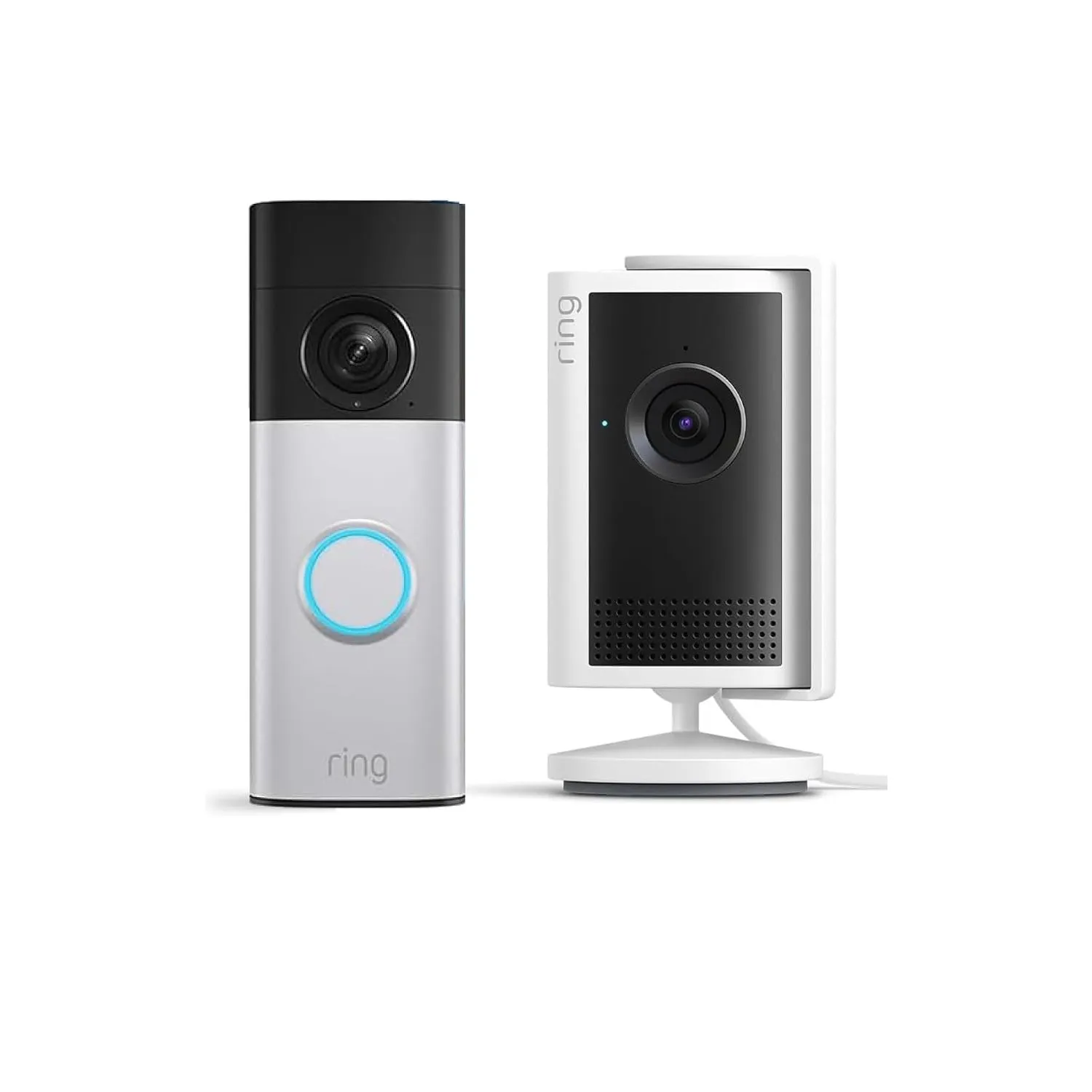 Ring Akku-Videotürklingel Plus + Ring Innenkamera Plus (neueste Generation)