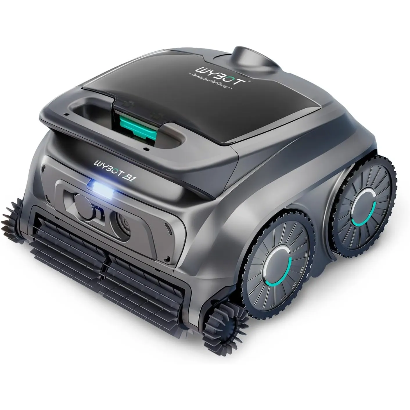 WYBOT B1 Akku-Poolroboter für kleine Pools, Leichter intelligenter Poolreinigungsroboter mit App-Steuerung, Wand- und B…
