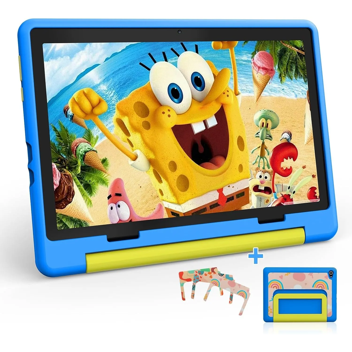 Kinder Tablet 10 Zoll, Android 16 Tablet für Kinder mit 24 GB RAM+64GB ROM(TF 1TB), Wi-Fi 6G, Widevine L1, 6000mAh, Stu…