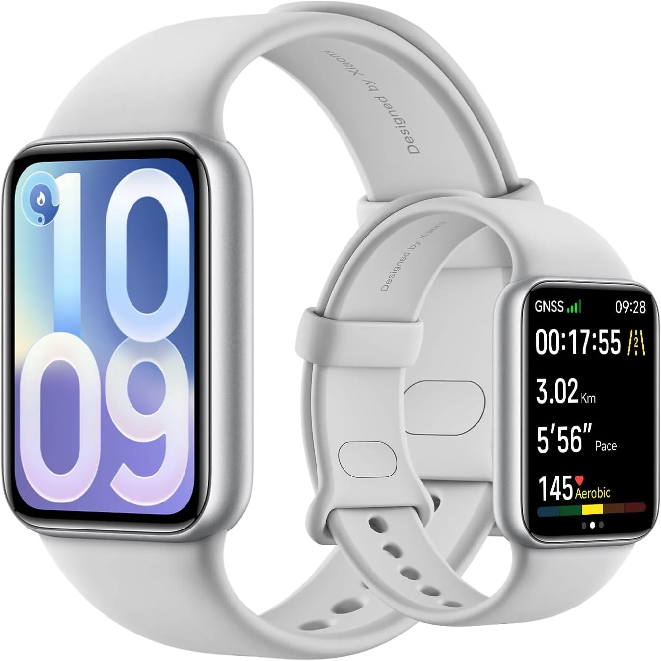 XIAOMI Smart Band 10 Pro, Fitness-Armband, Silber