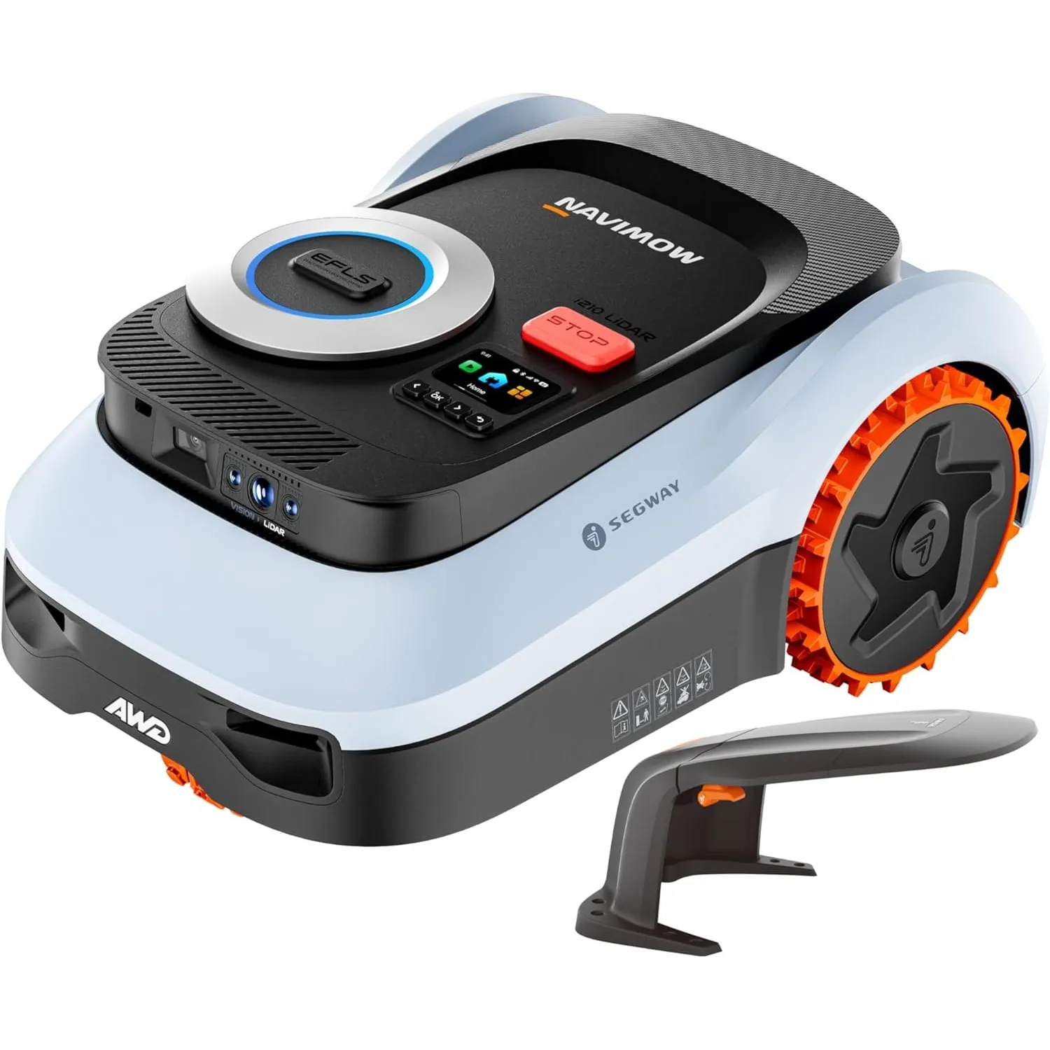 Segway Navimow i210 LiDAR Pro Mähroboter mit Garage M für 1000 m², LiDAR+Vision+NRTK Tri-Fusion-Positionierung, Xero-Tu…