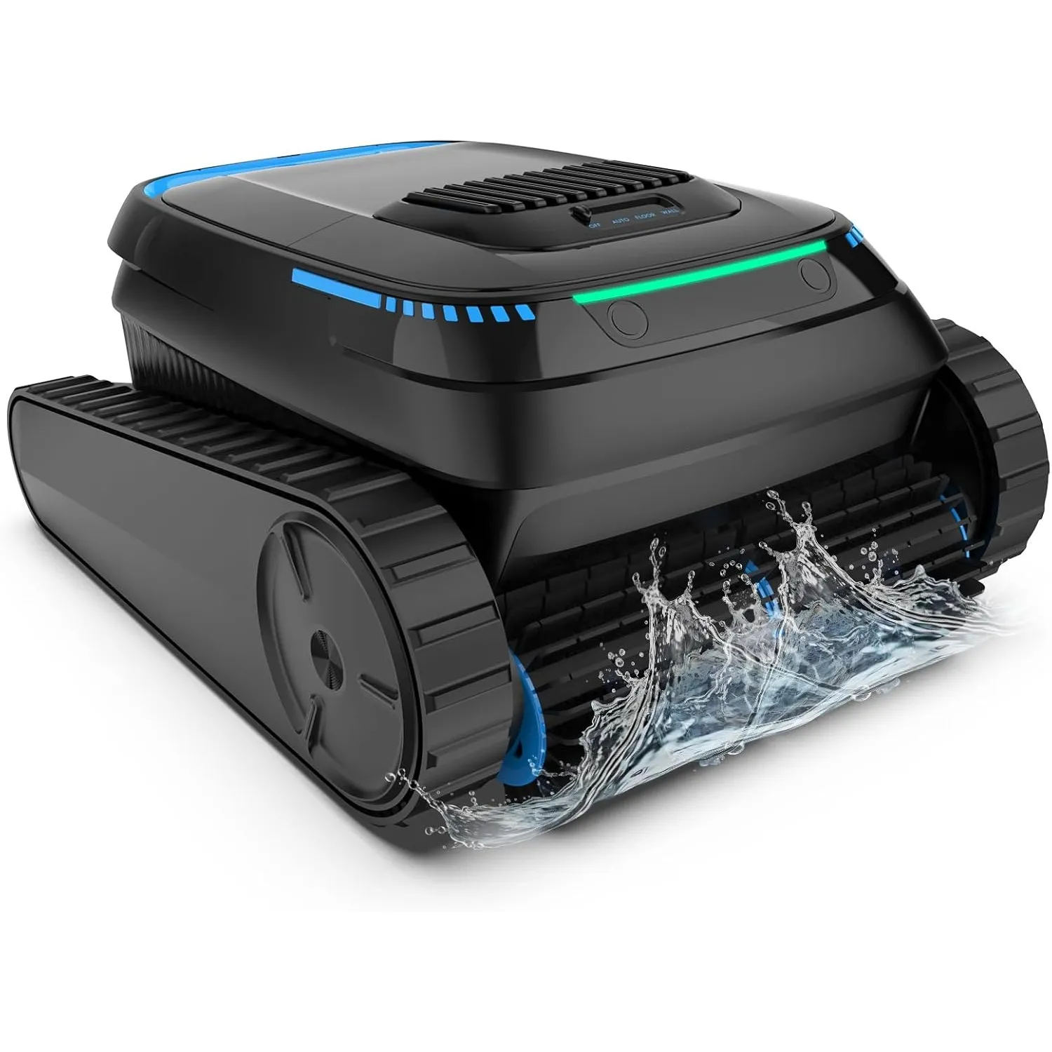 (2026 Neu) Poolroboter Akku Boden und Wand Wasserlinie Poolsauger | PC10 Poolroboter Kabelloser, 18927LPH Saugkraft, In…