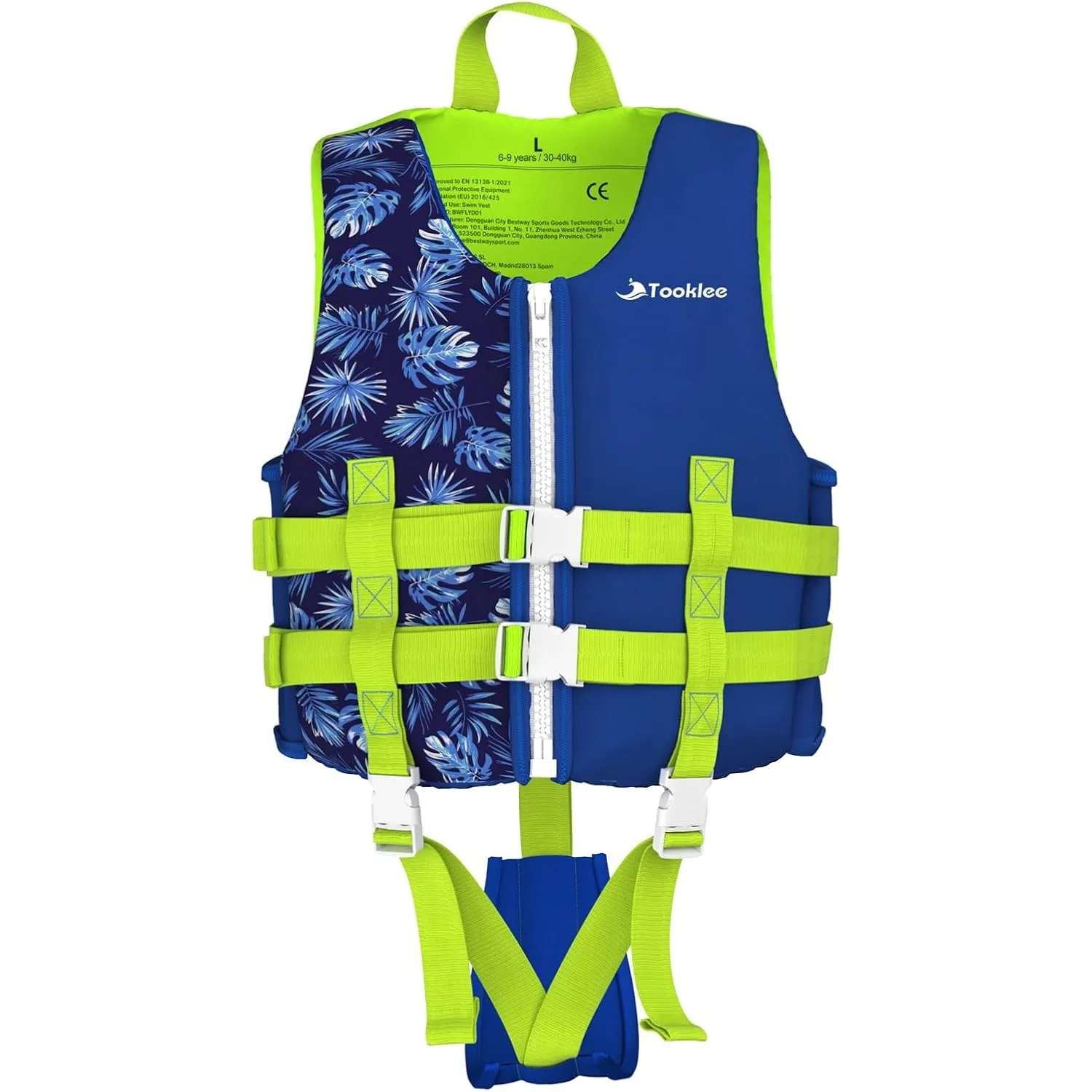 Schwimmweste Kinder TÜV geprüfte, Neopren Schwimmhilfe Kinder mit verstellbare Sicherheitsgurte, Sicher & Komfortabel, …
